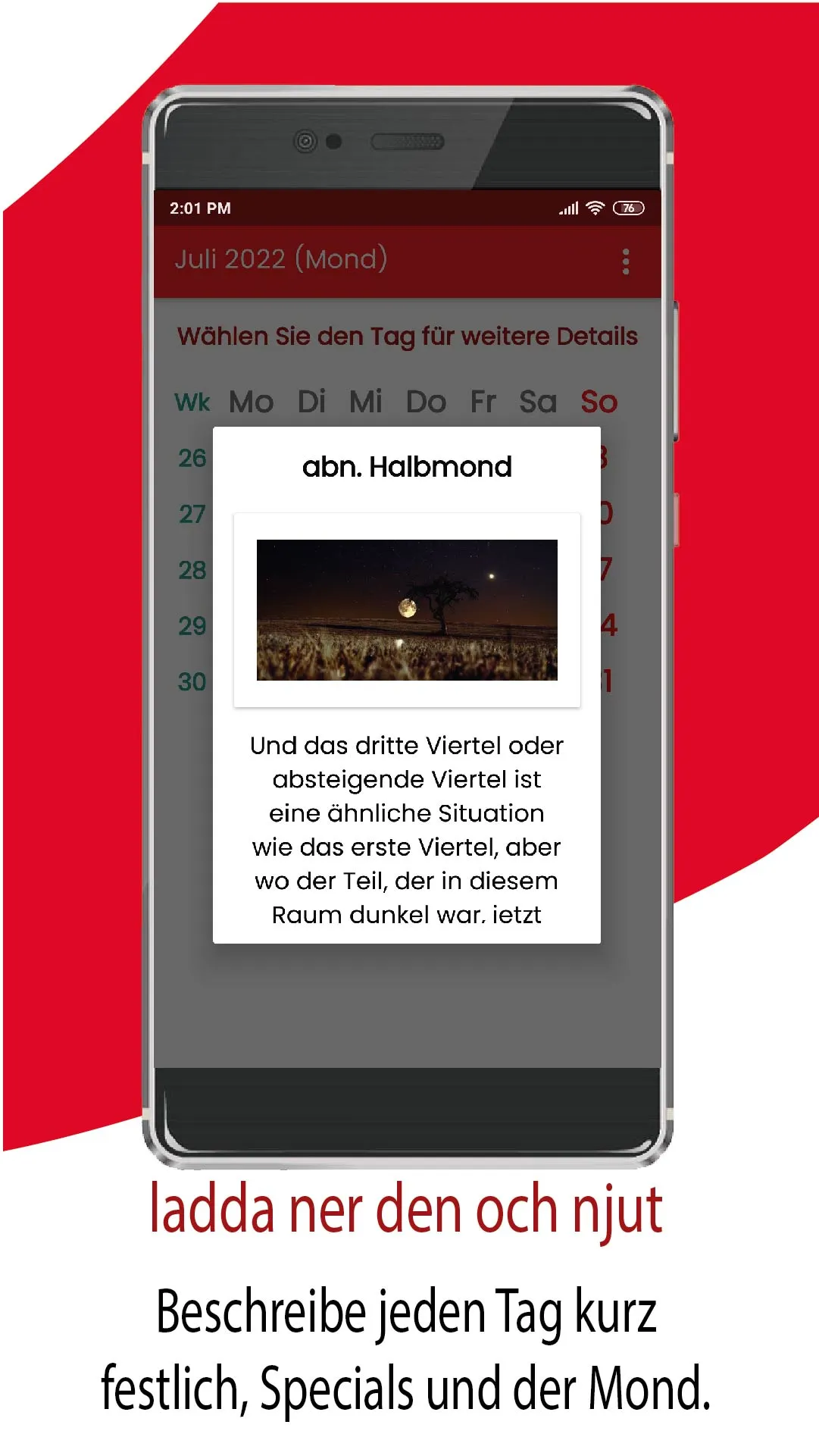 Österreich Kalender 2024 | Indus Appstore | Screenshot