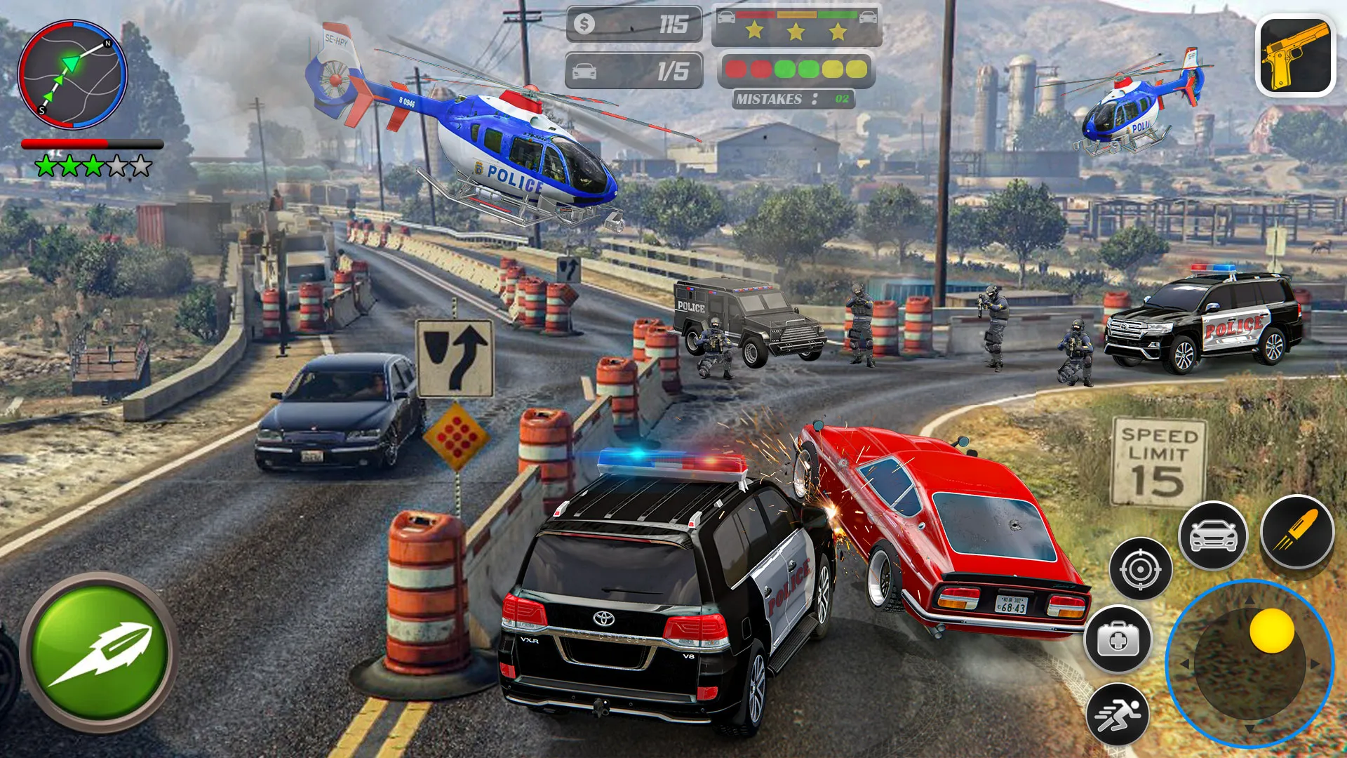 US Police Car Chase Thief Game | Indus Appstore | Screenshot