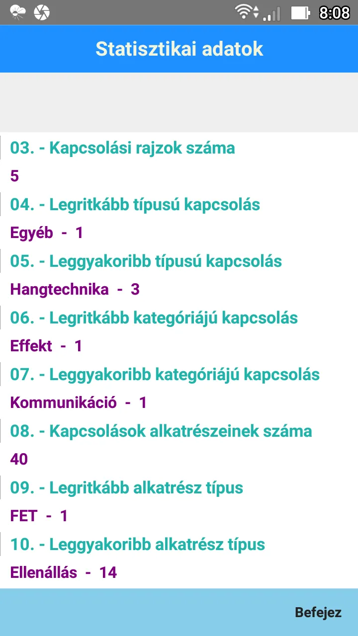 Kapcsolási Rajz Nyilvántartó | Indus Appstore | Screenshot