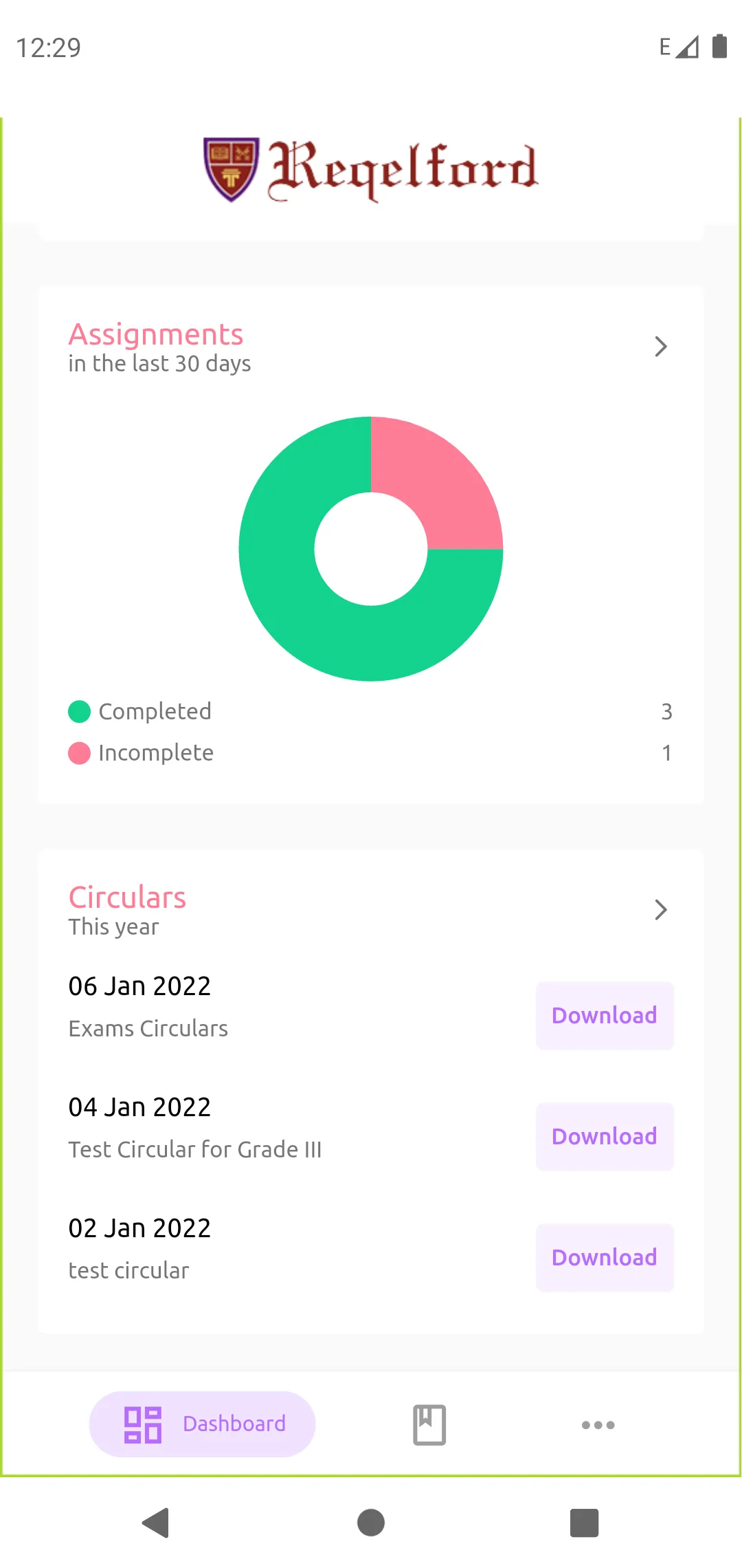 Reqelford International School | Indus Appstore | Screenshot