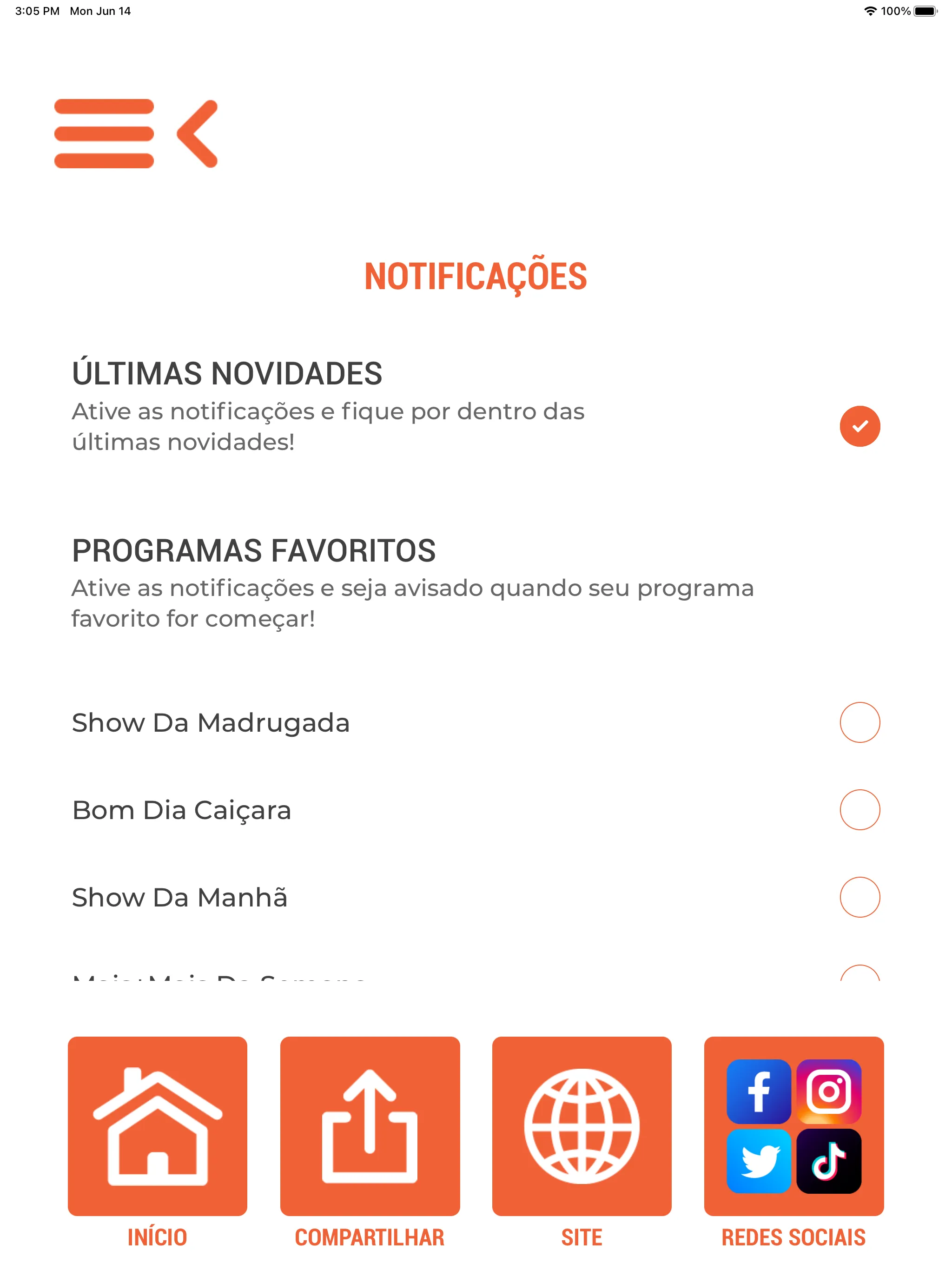 Rádio Caiçara - 96,7 FM | Indus Appstore | Screenshot