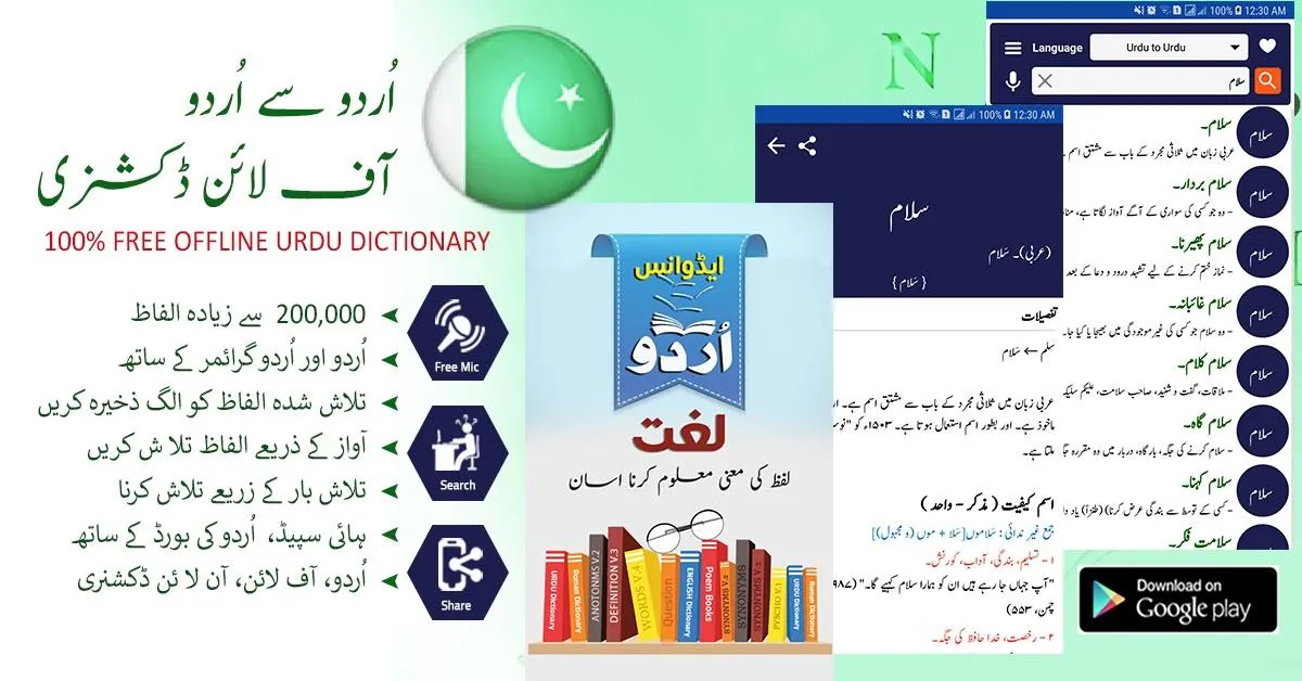 Offline Urdu Lughat Dictionary | Indus Appstore | Screenshot