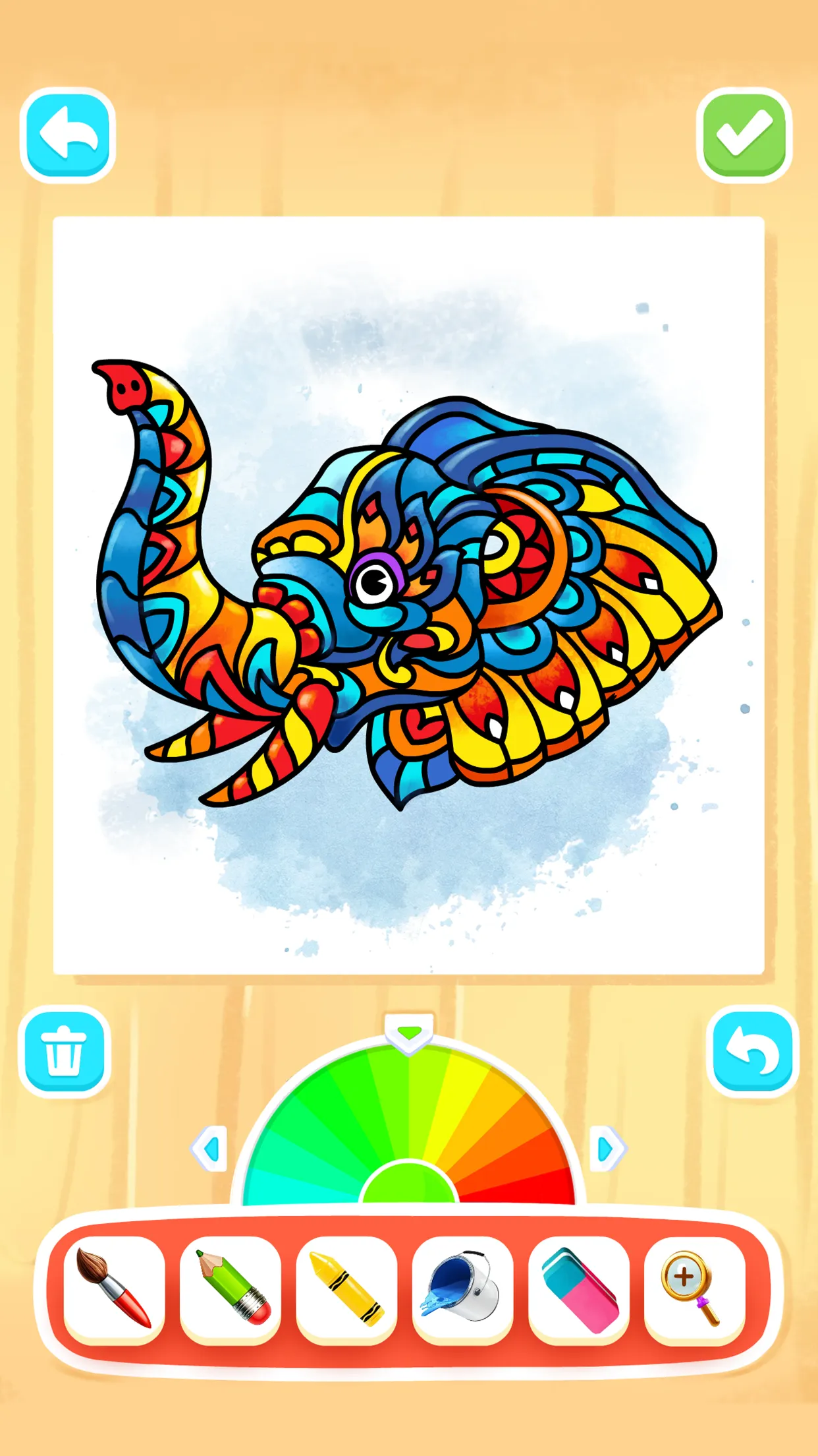 Coloring Mandala Games | Indus Appstore | Screenshot