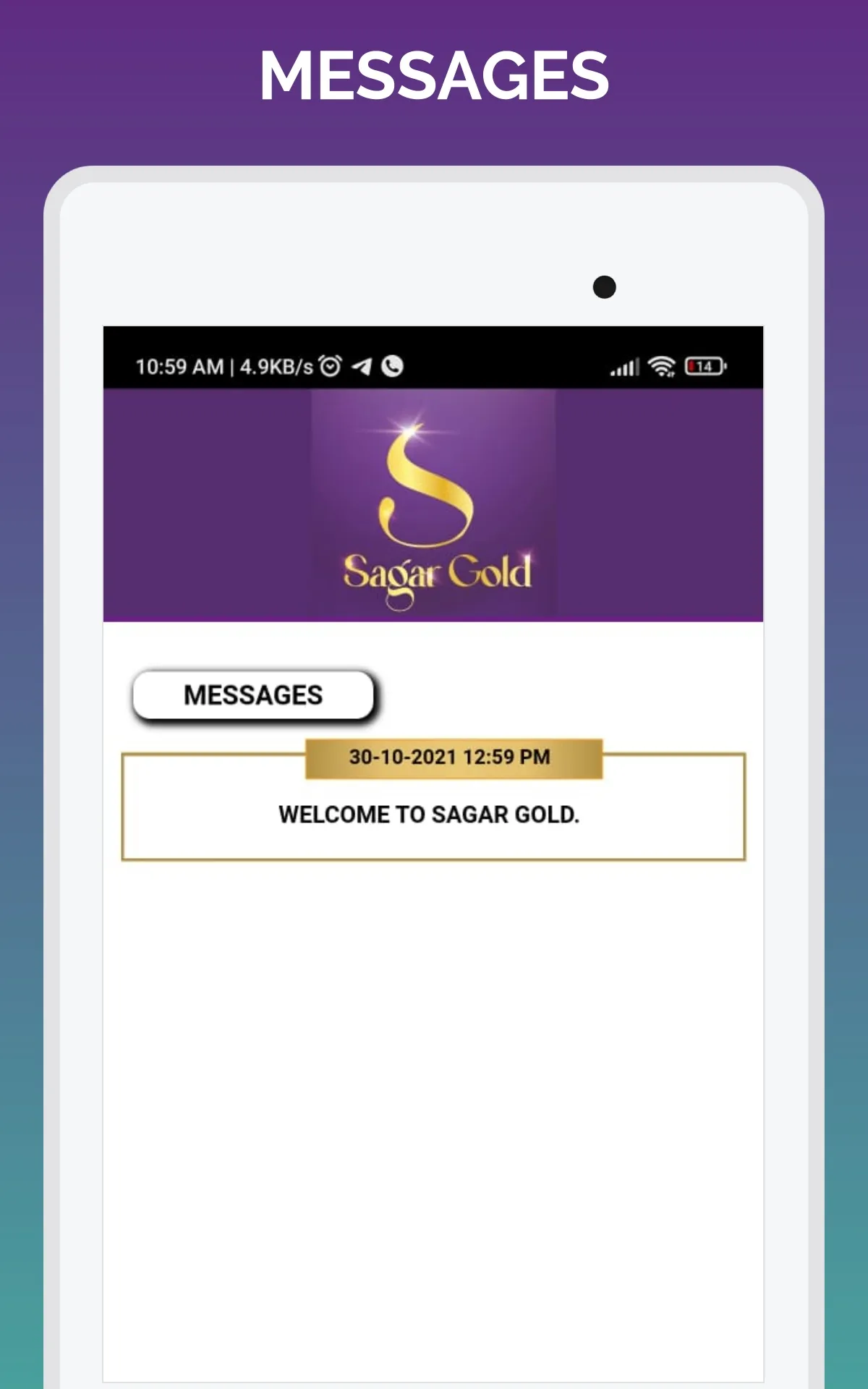 Sagar Gold | Indus Appstore | Screenshot