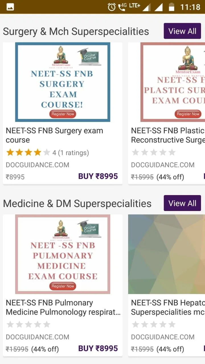 MentorExam NEETSS DNB FNB MRCS | Indus Appstore | Screenshot