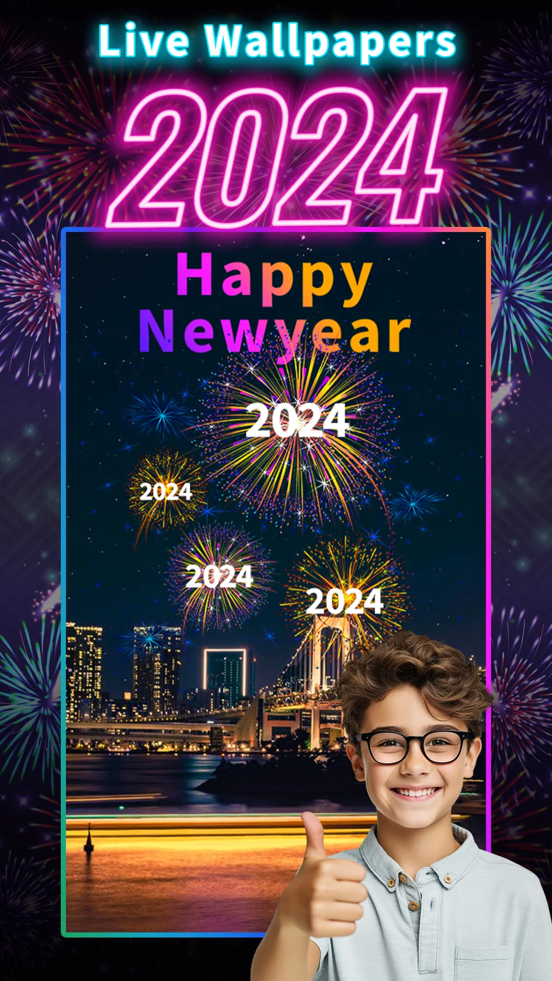 New Year Photo Frame 2024 | Indus Appstore | Screenshot