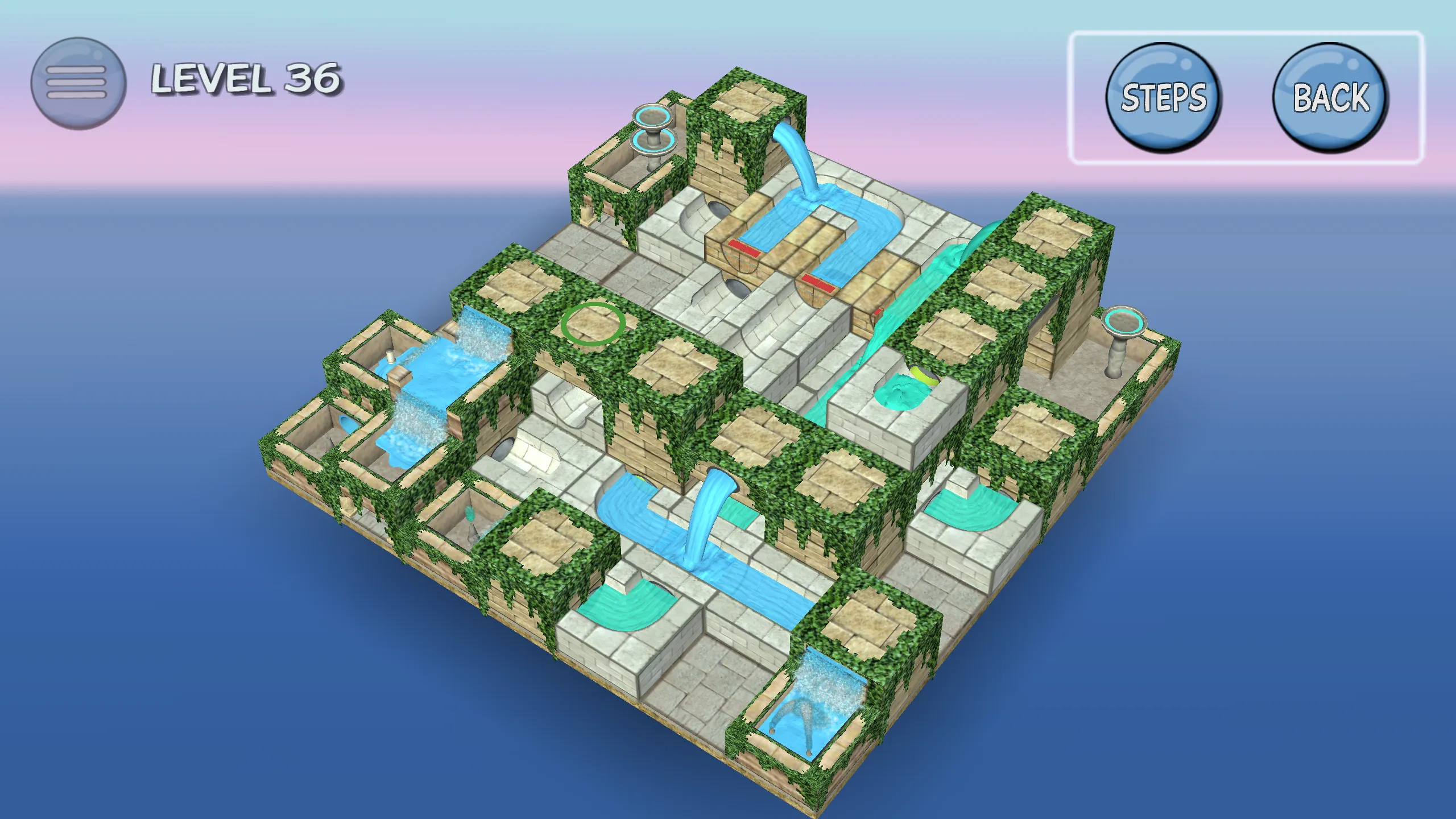 Flow Water Fountain 3D Puzzle | Indus Appstore | Screenshot