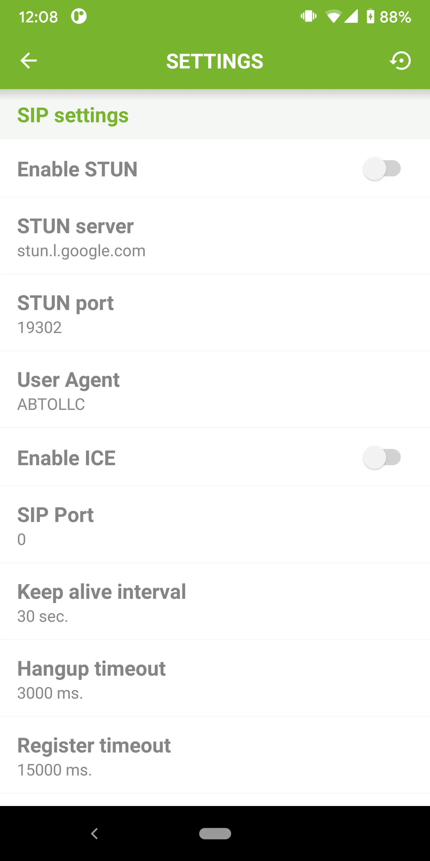 ABTO VoIP SIP Softphone | Indus Appstore | Screenshot