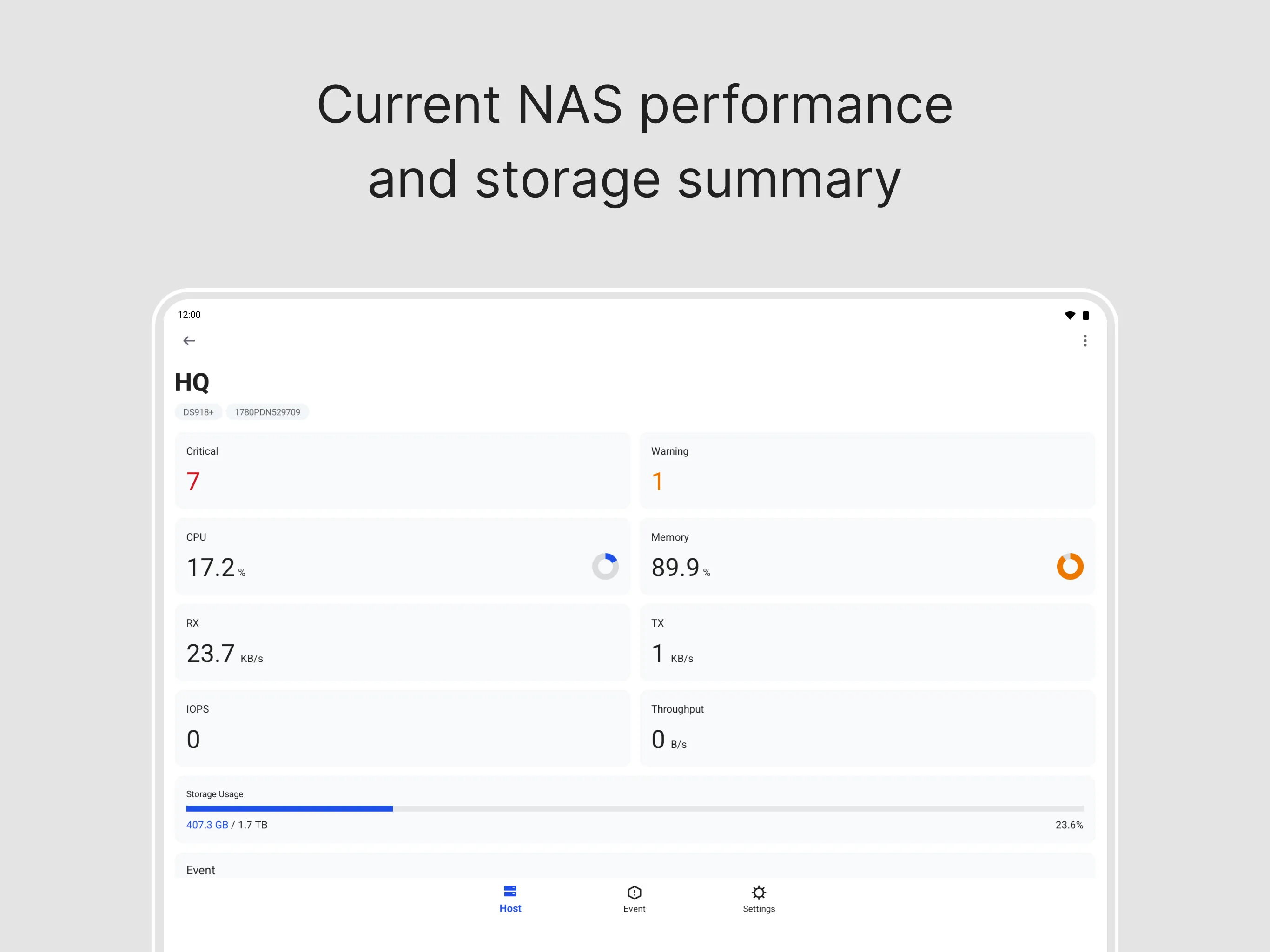 Synology Active Insight | Indus Appstore | Screenshot