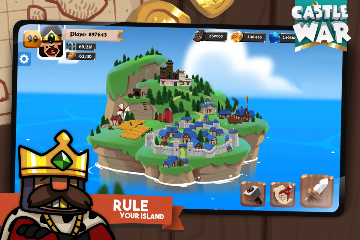 Castle War: Idle Island | Indus Appstore | Screenshot