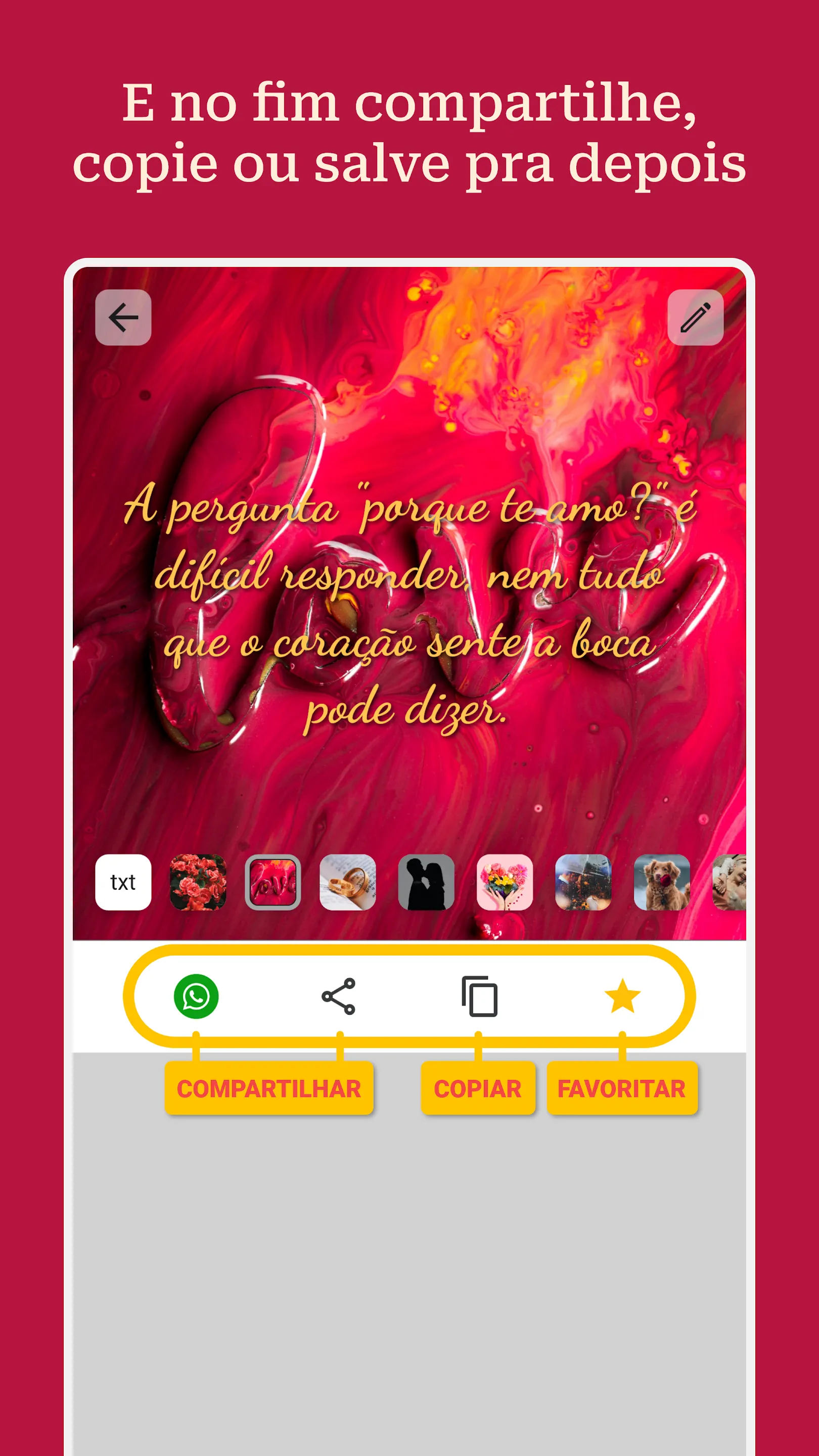 Frases e Mensagens de Amor | Indus Appstore | Screenshot