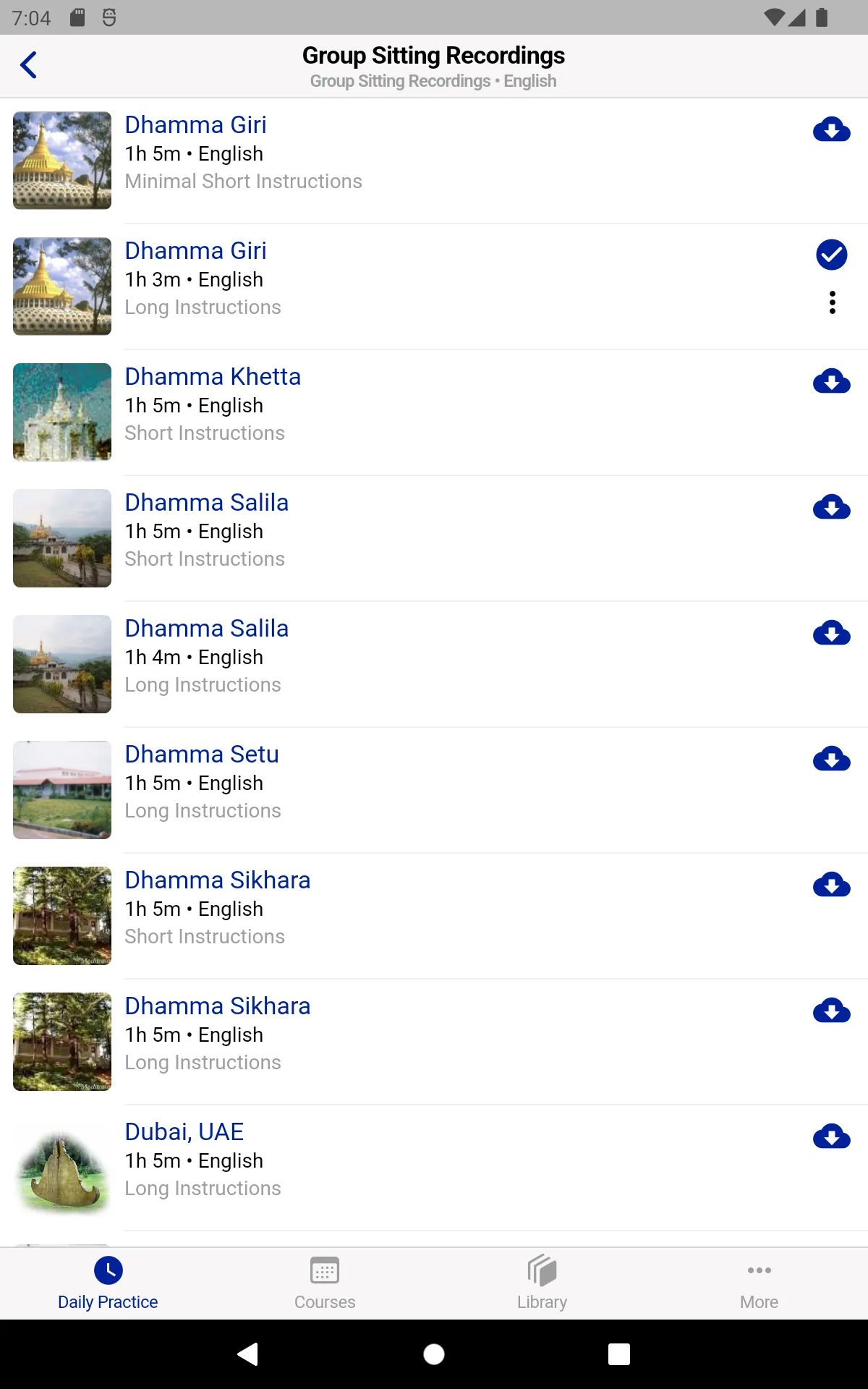 Dhamma.org | Indus Appstore | Screenshot