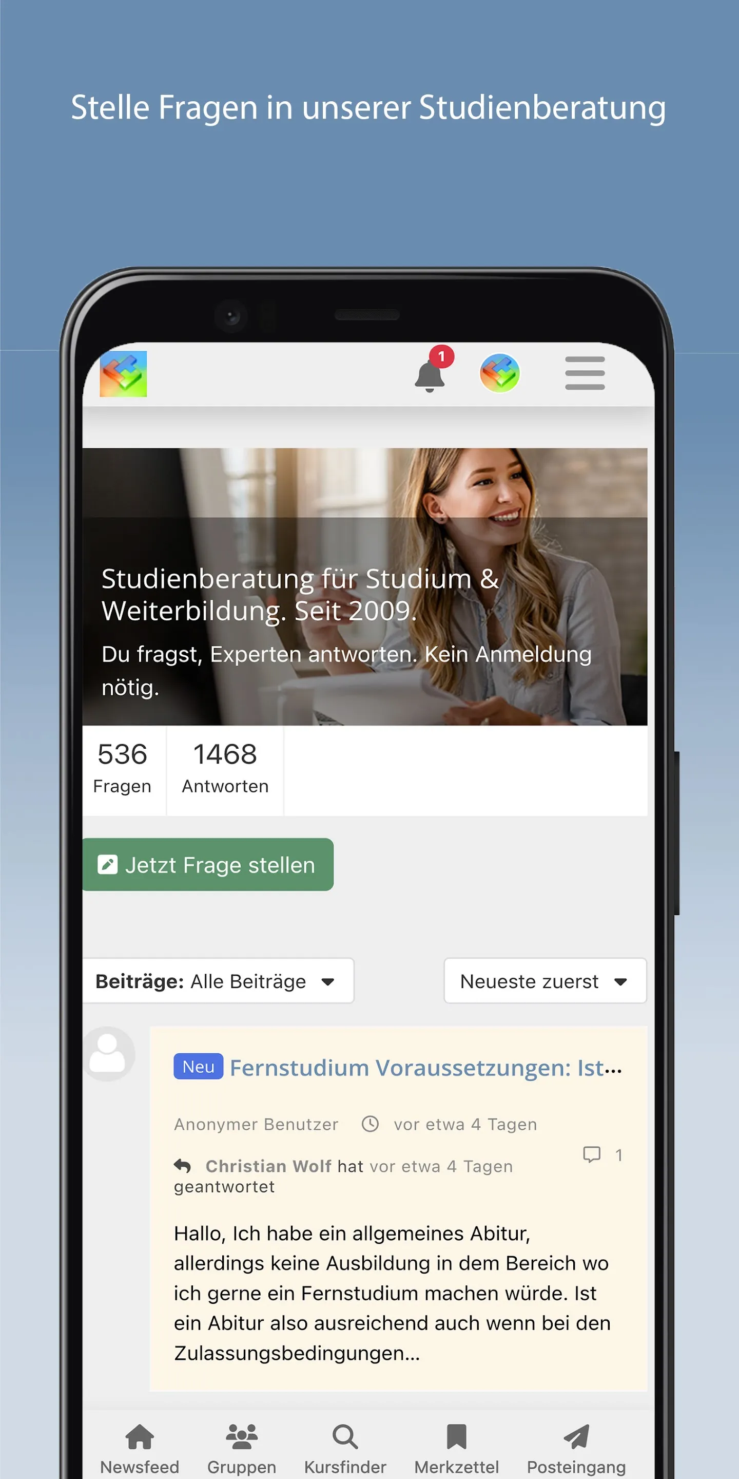 Fernstudi.net Fernstudium-App | Indus Appstore | Screenshot