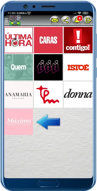 Jornais e Revistas do Brasil | Indus Appstore | Screenshot