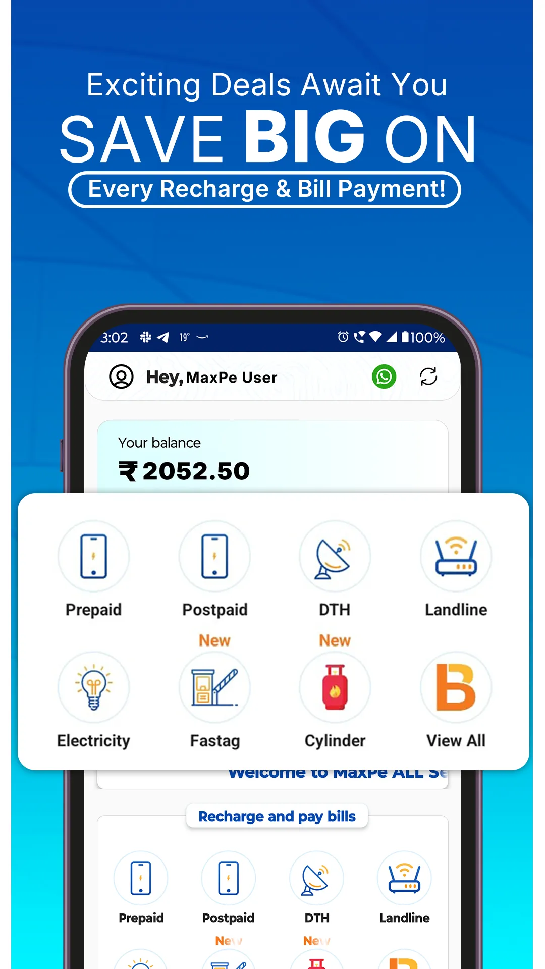 Recharge cashback bill payment | Indus Appstore | Screenshot