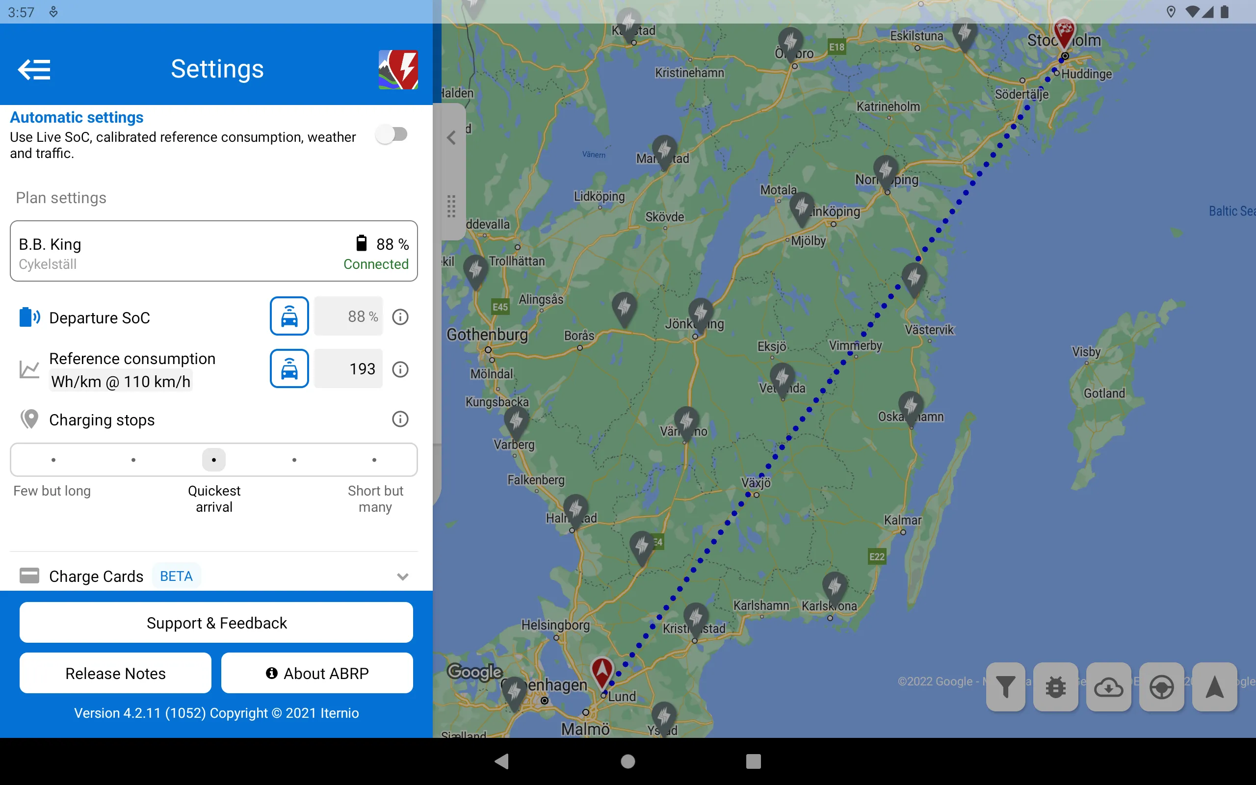 A Better Routeplanner (ABRP) | Indus Appstore | Screenshot