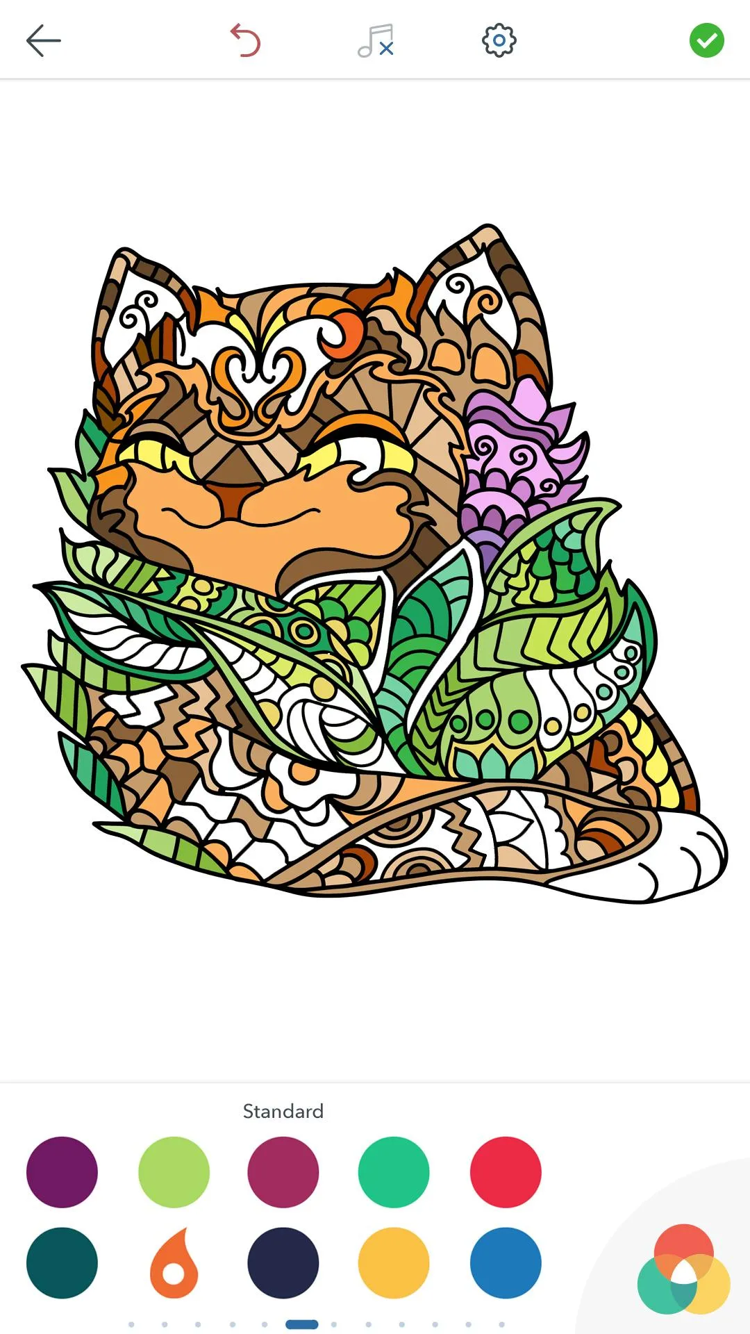 Cat Coloring Pages for Adults | Indus Appstore | Screenshot