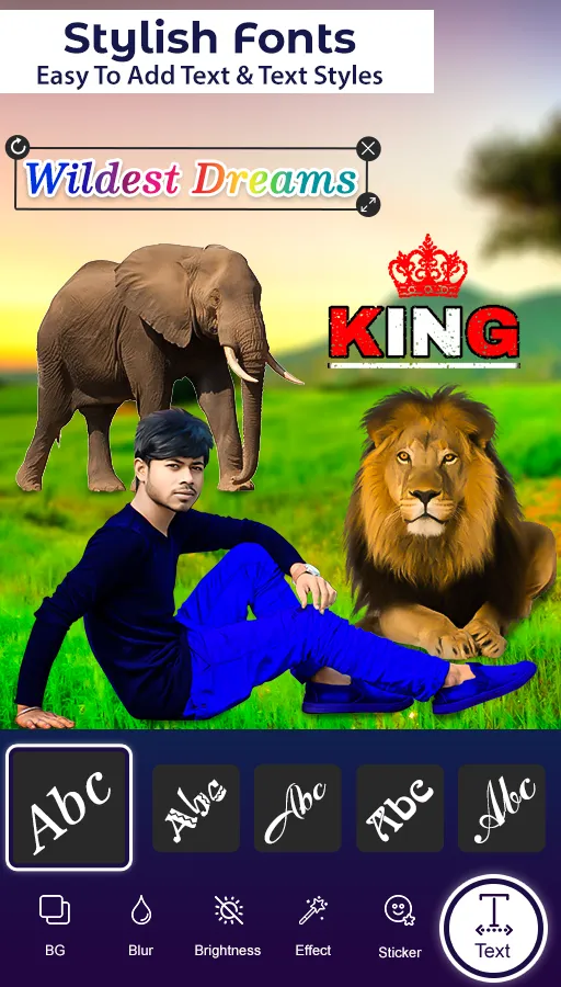 Animal photo Editor | Indus Appstore | Screenshot