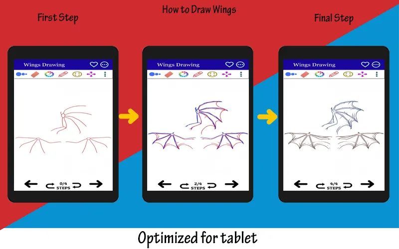 How to Draw Wings Step by step | Indus Appstore | Screenshot