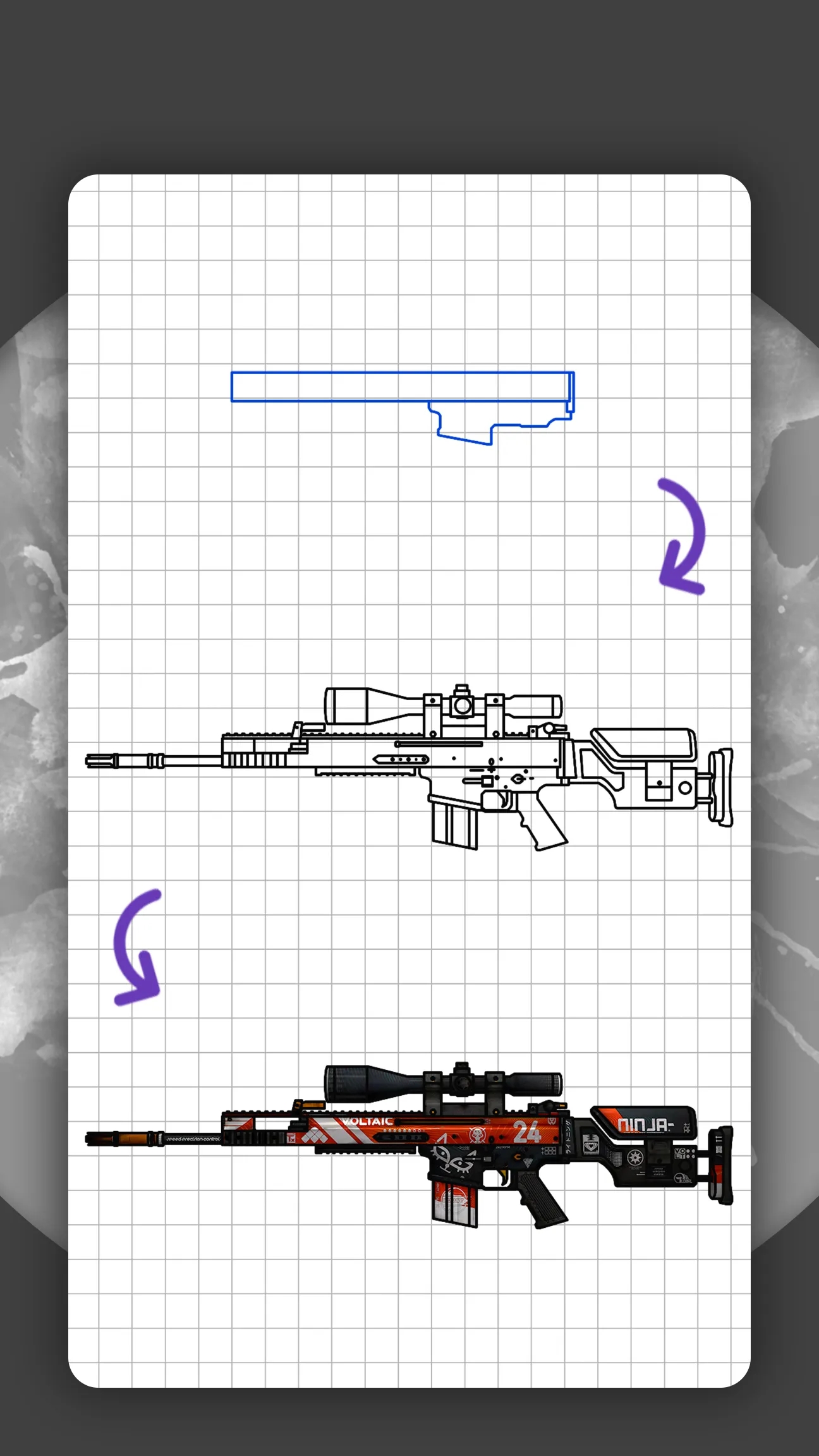 How to draw weapons. Skins | Indus Appstore | Screenshot