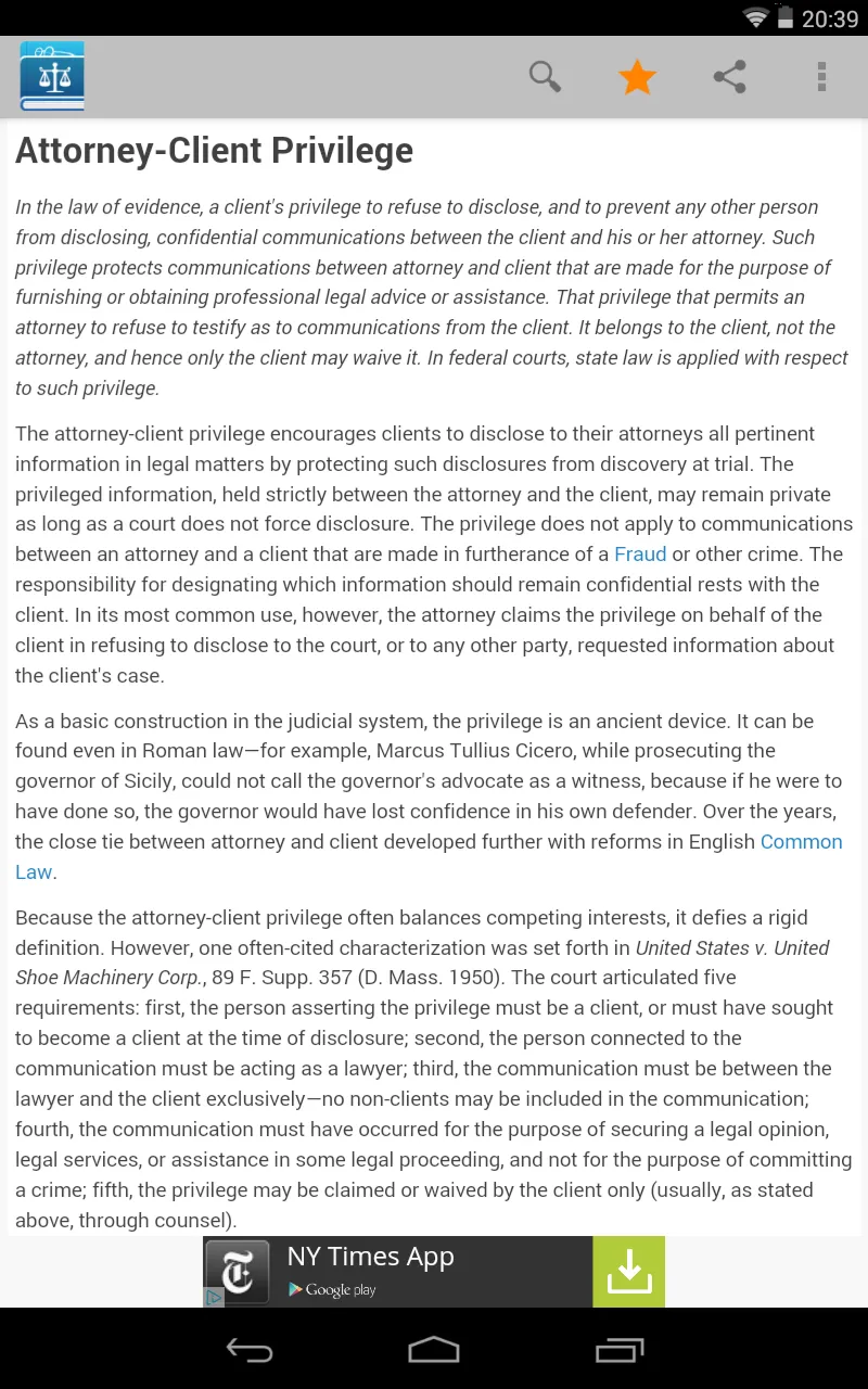 Legal Dictionary by Farlex | Indus Appstore | Screenshot