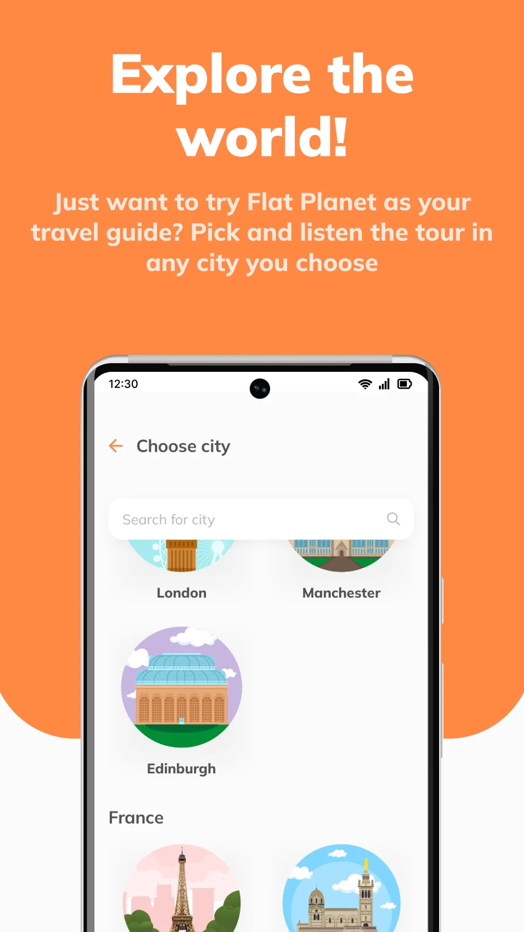 Flat Planet－Audio Travel Guide | Indus Appstore | Screenshot