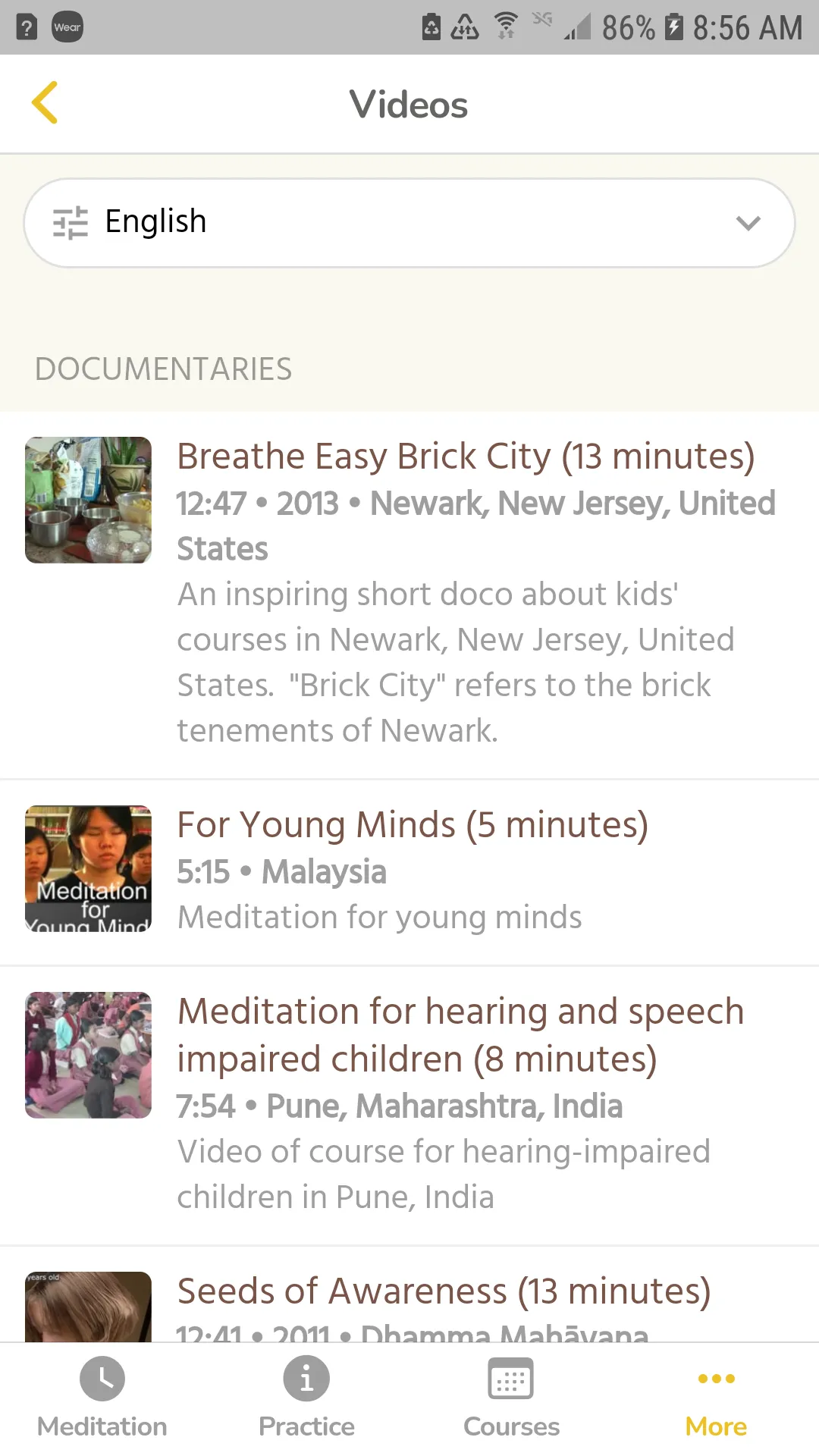 Anapana for Young People | Indus Appstore | Screenshot