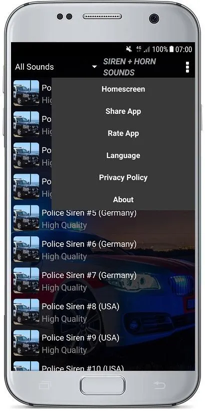 SIREN + HORN SOUNDS | Indus Appstore | Screenshot