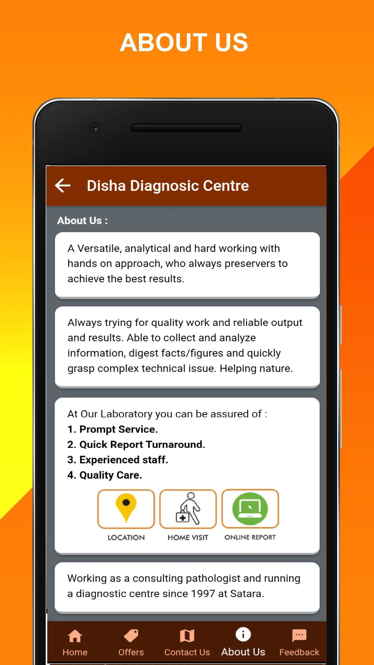 Disha Diagnosic Centre | Indus Appstore | Screenshot