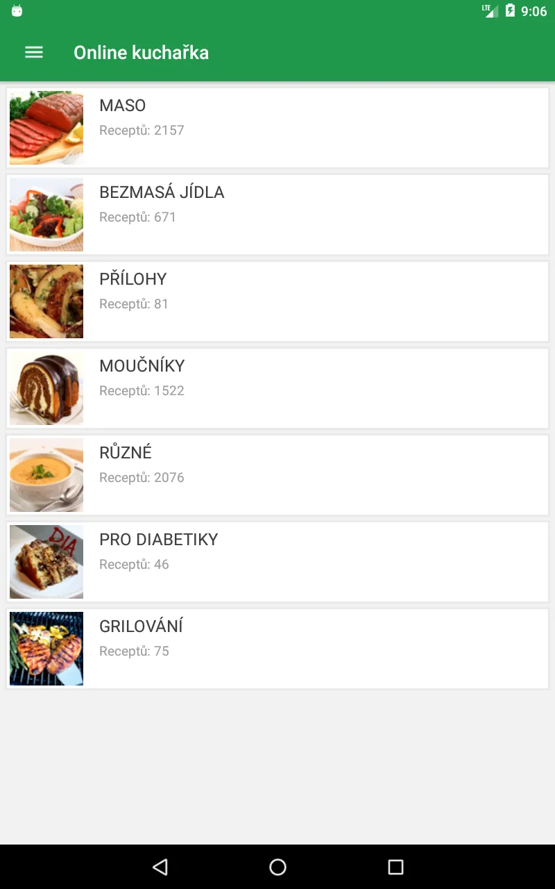 Online kuchařka - recepty pro  | Indus Appstore | Screenshot