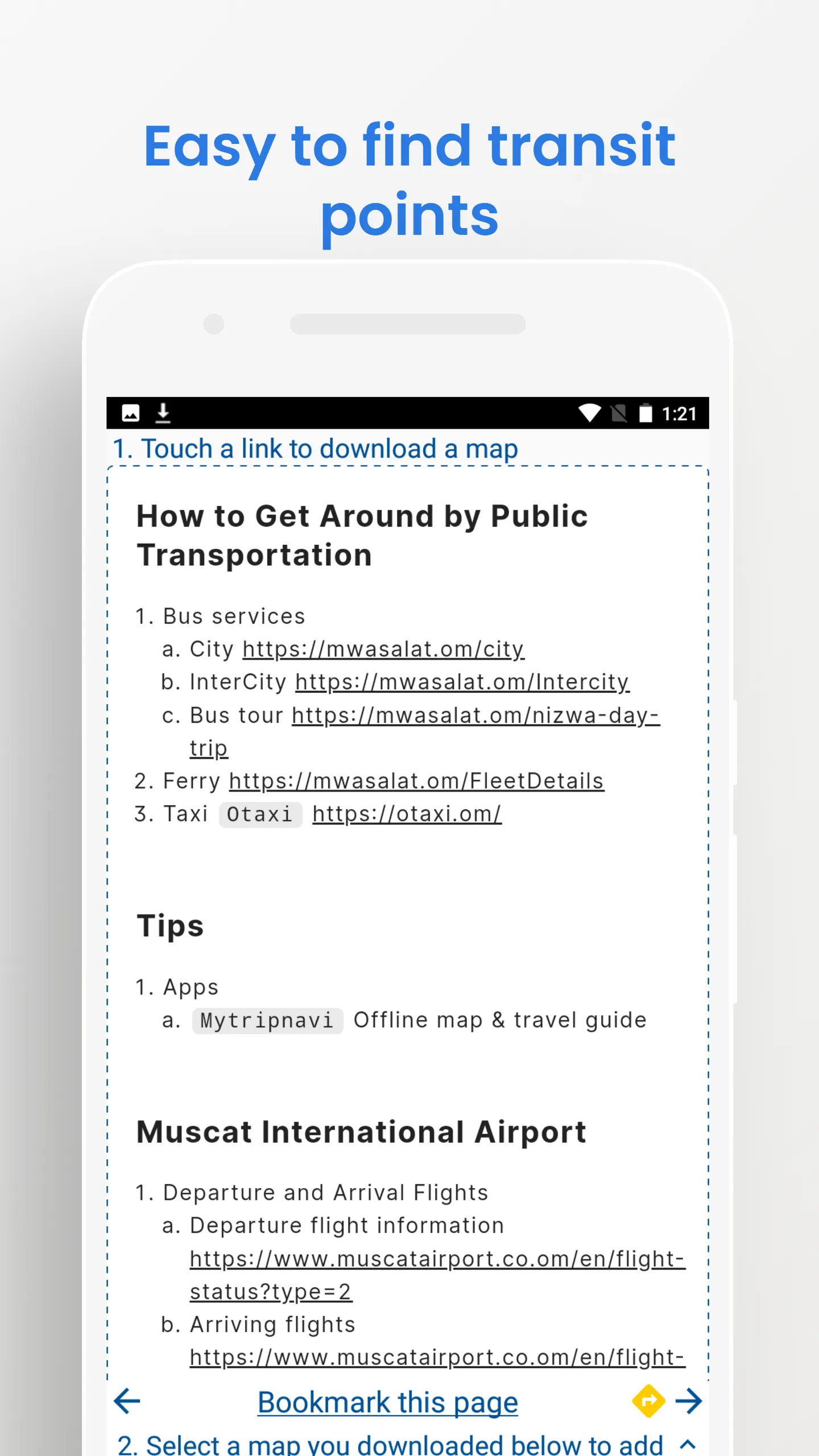 Muscat Oman Travel Guide Map | Indus Appstore | Screenshot