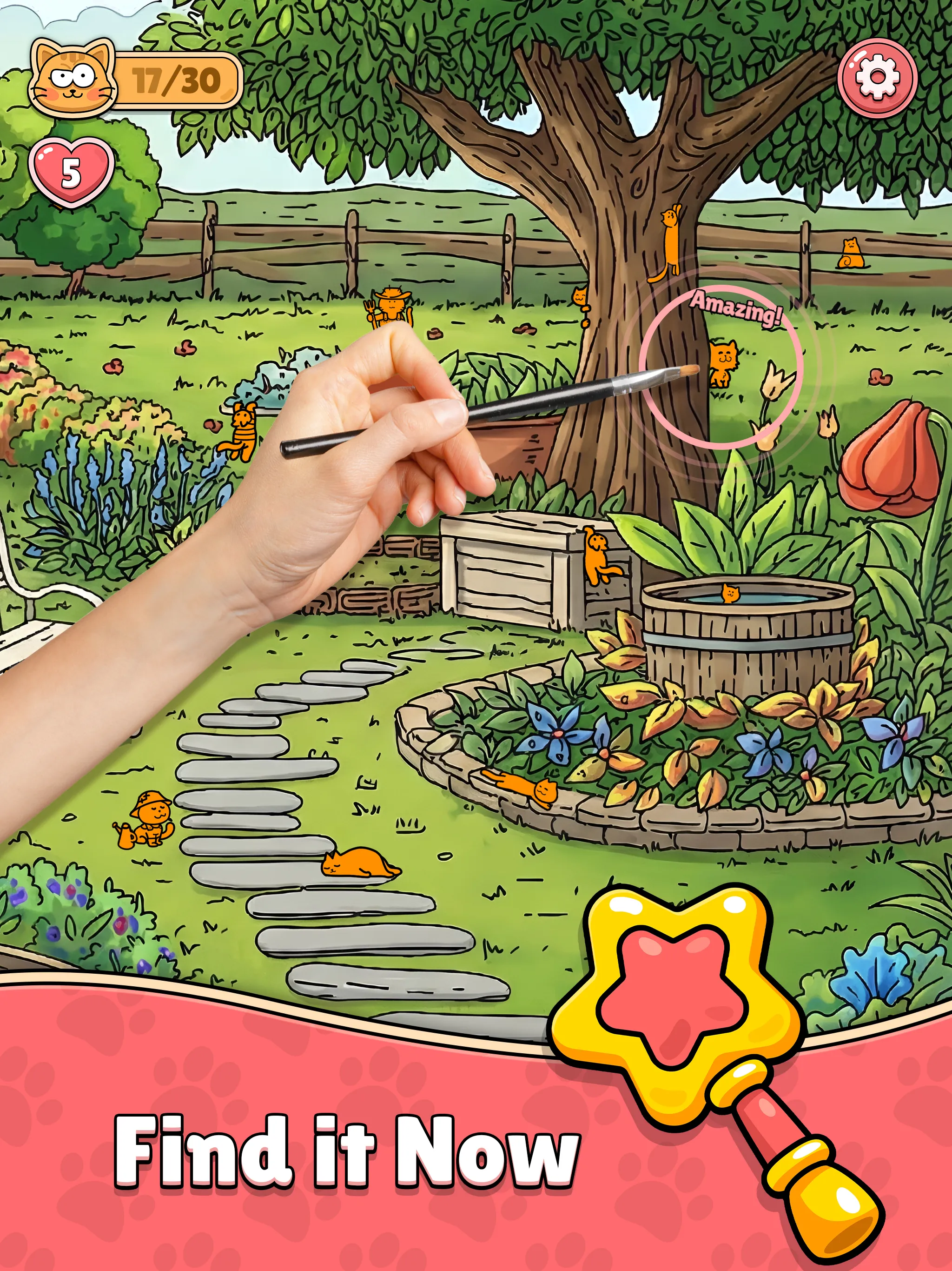 Find The Cat 2 - Spot It! | Indus Appstore | Screenshot