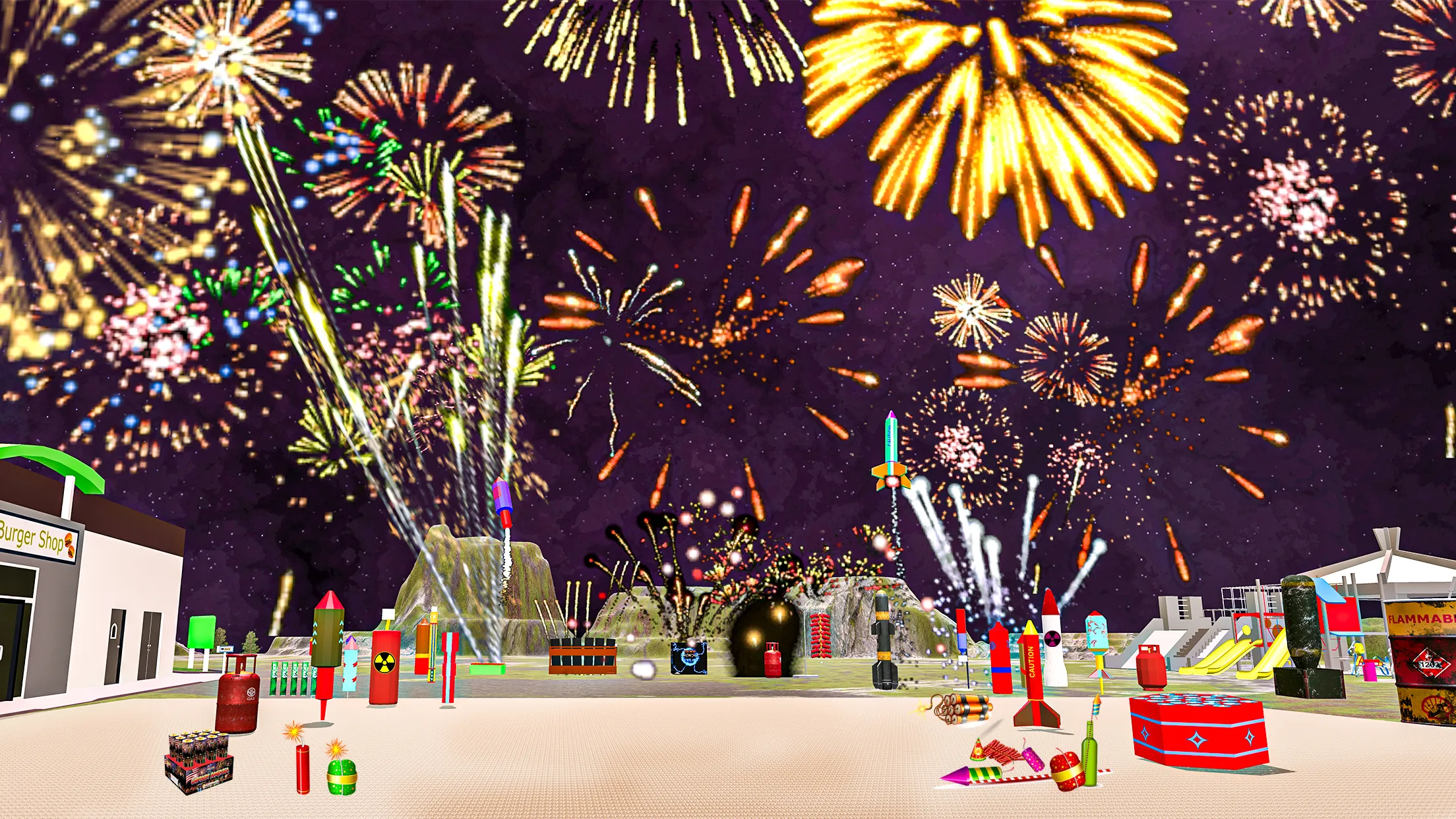 Fireworks Games Simulator 2024 | Indus Appstore | Screenshot