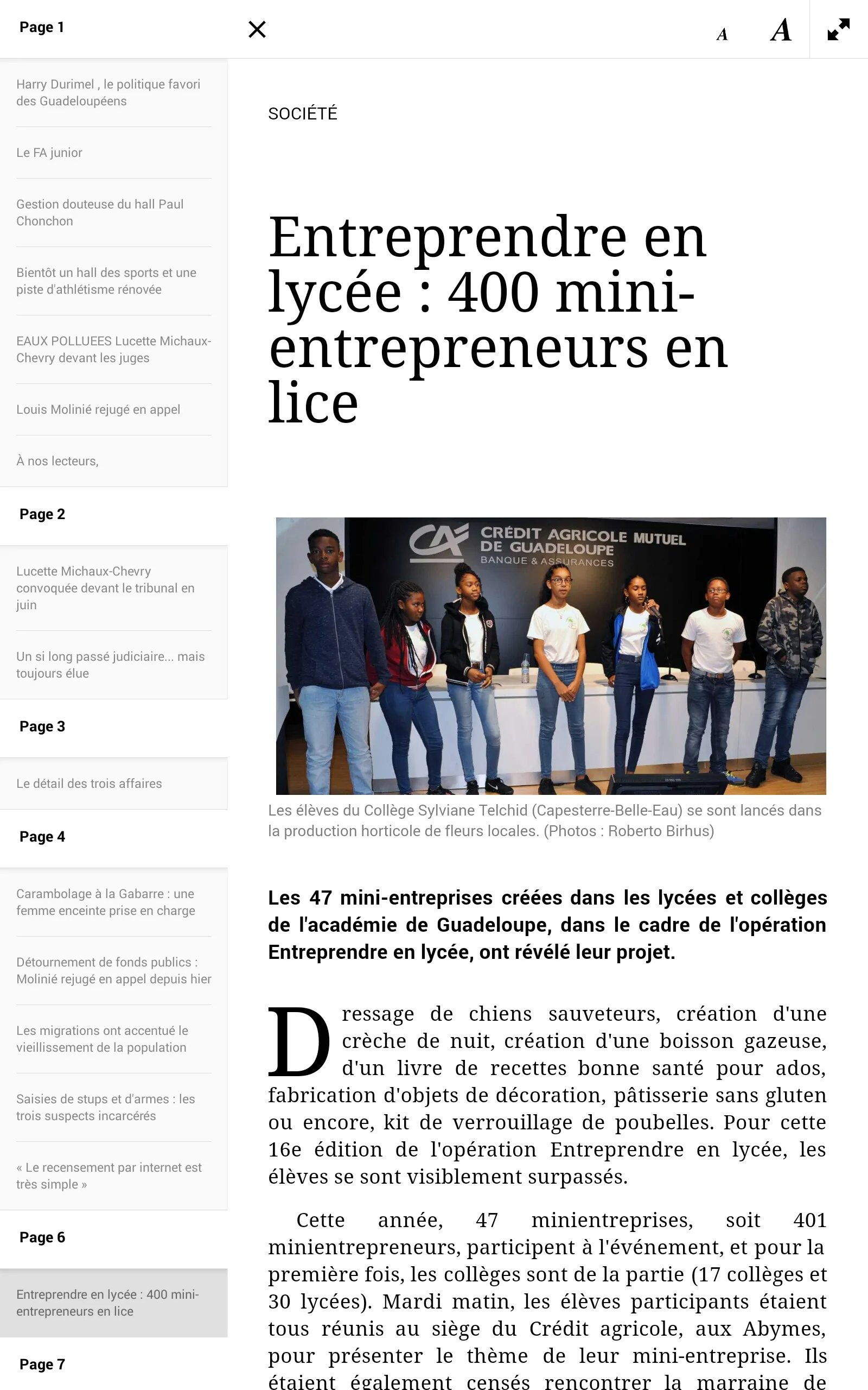 France-Antilles Gpe Journal | Indus Appstore | Screenshot