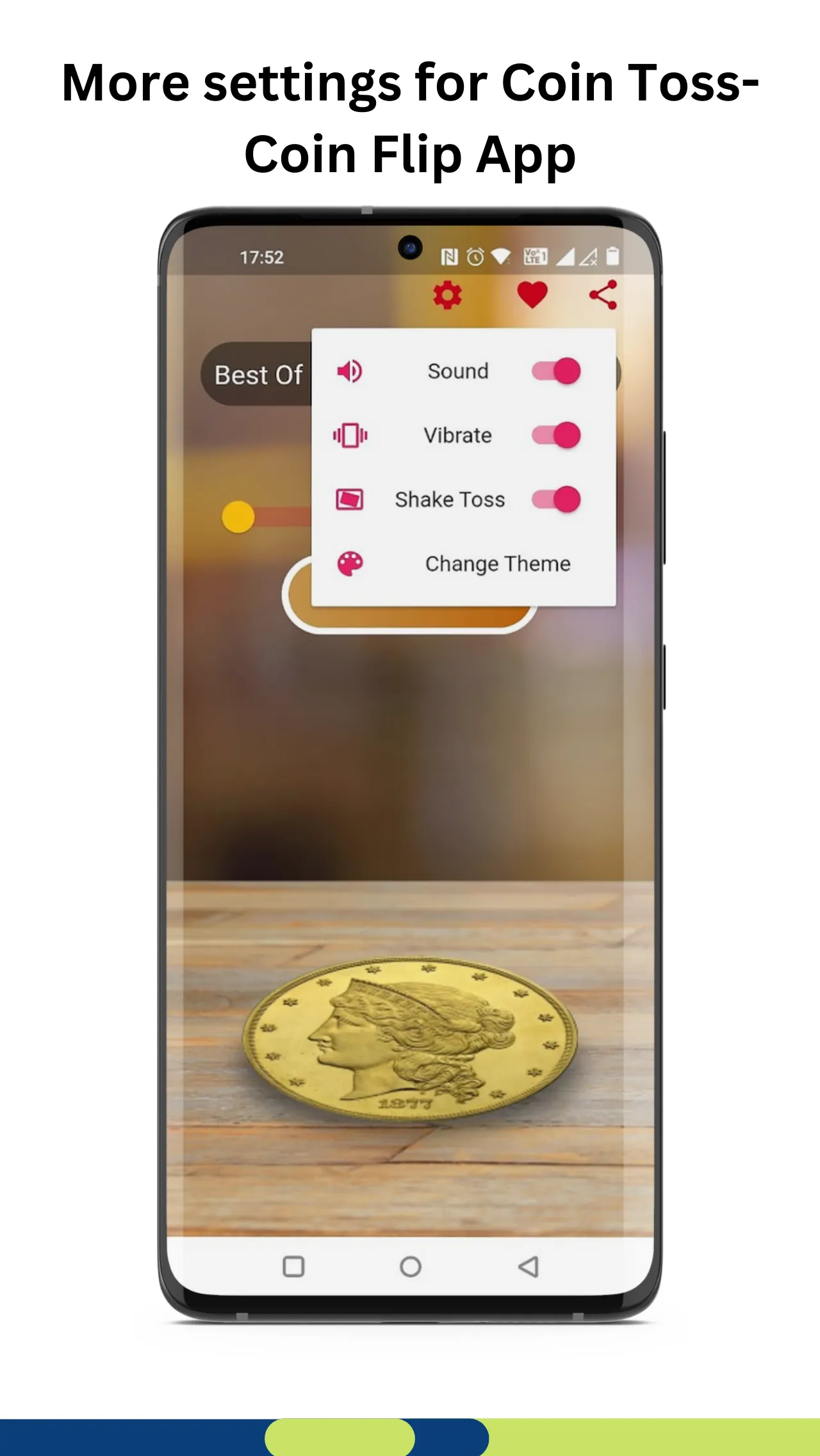 Coin Toss - Coin Flip App | Indus Appstore | Screenshot