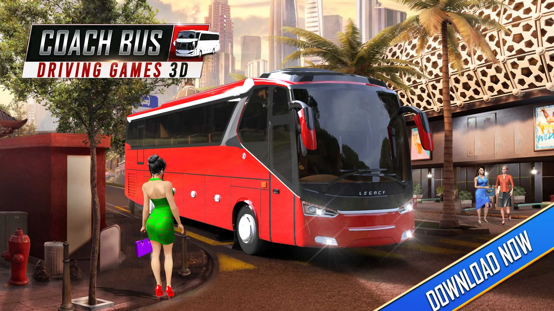 Coach Bus 3D Driving Games | Indus Appstore | Screenshot