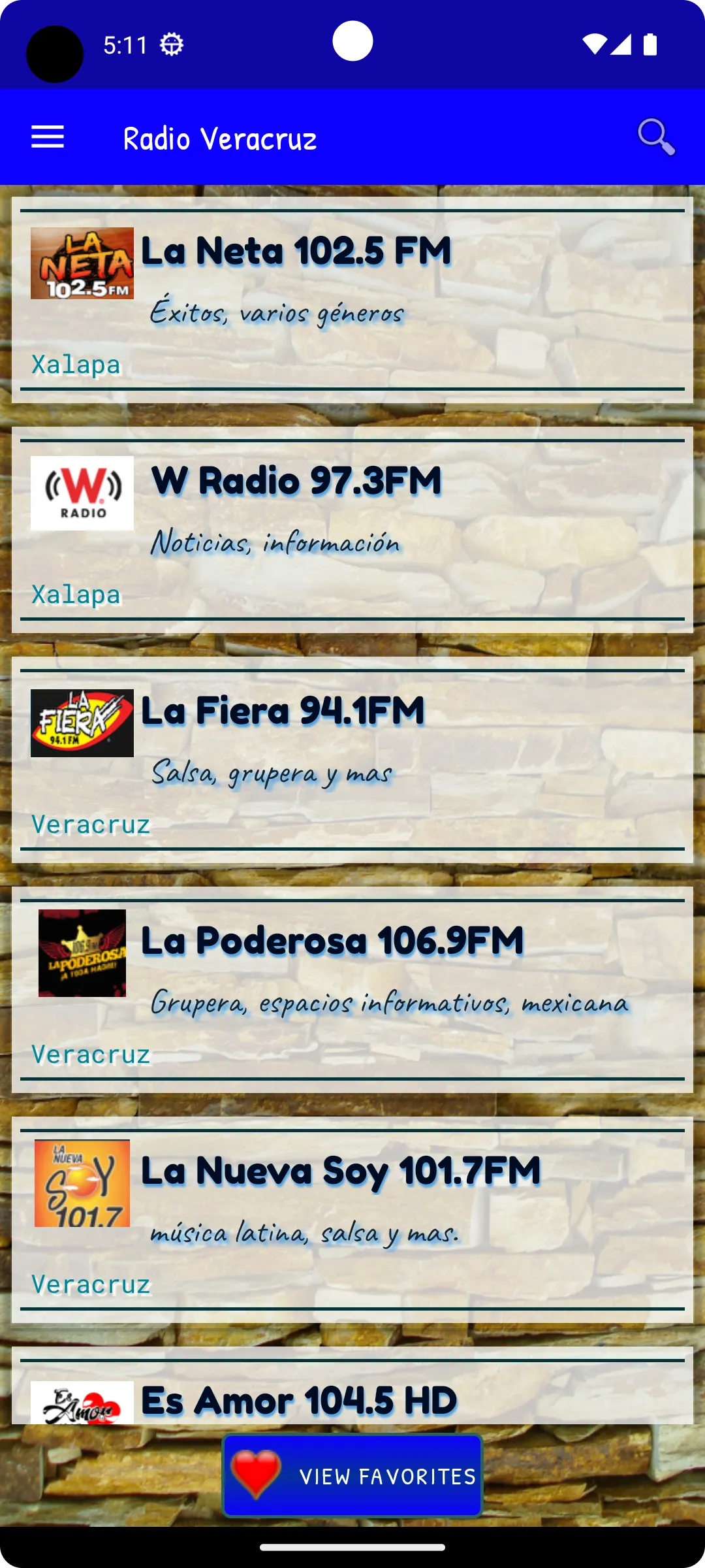 Radio Veracruz Mexico Music | Indus Appstore | Screenshot