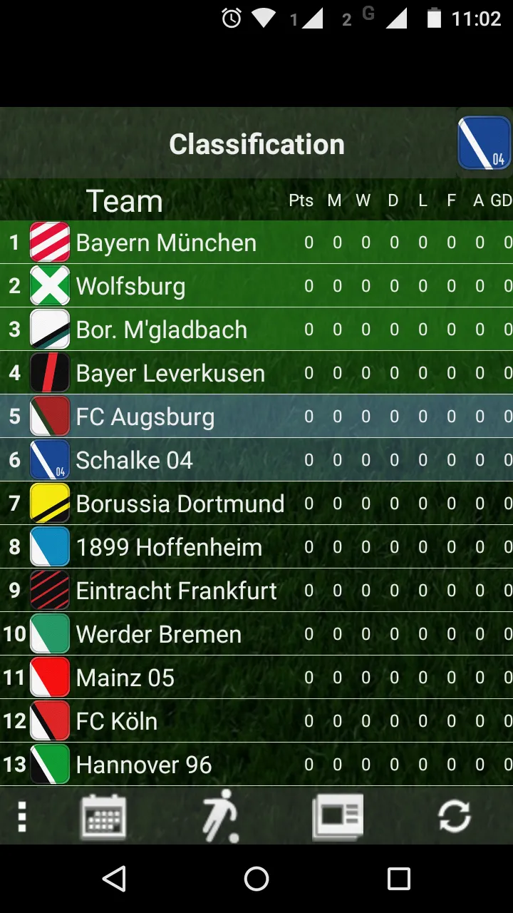 Table German League | Indus Appstore | Screenshot