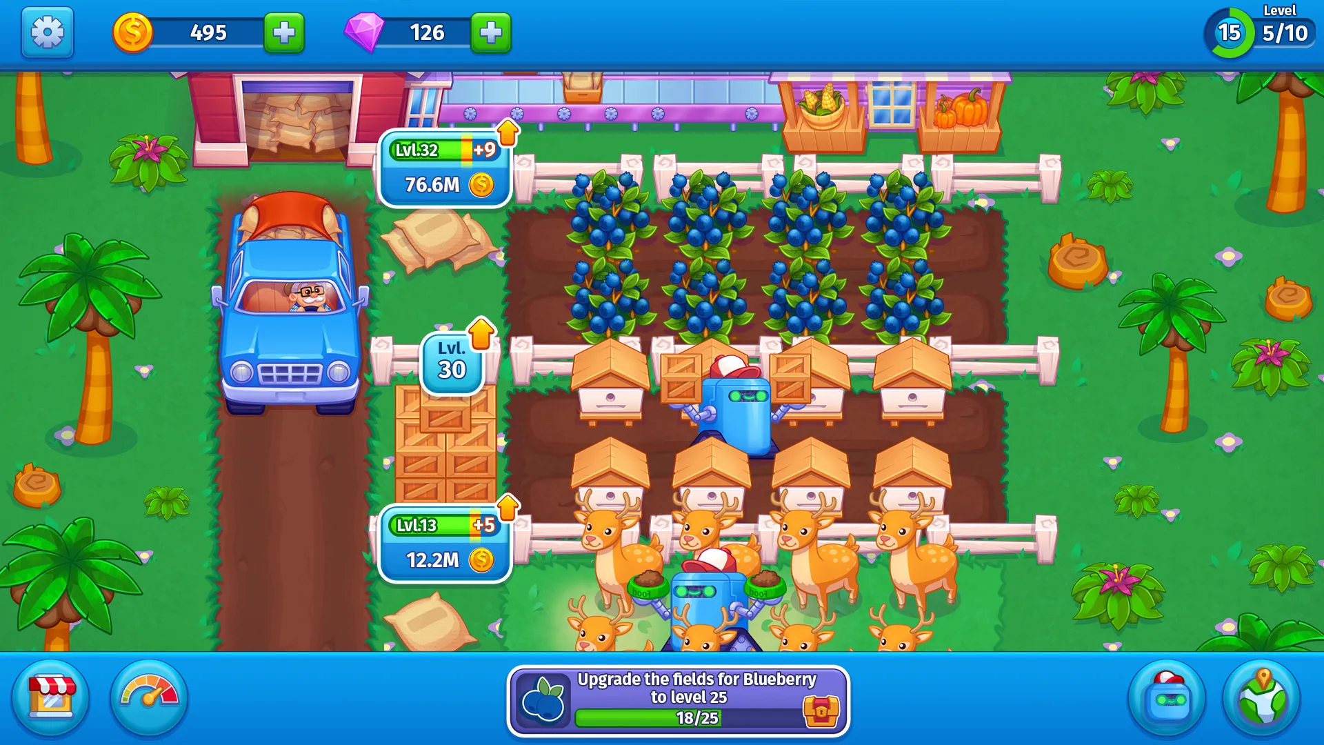 Mega Farm Clicker: idle tycoon | Indus Appstore | Screenshot