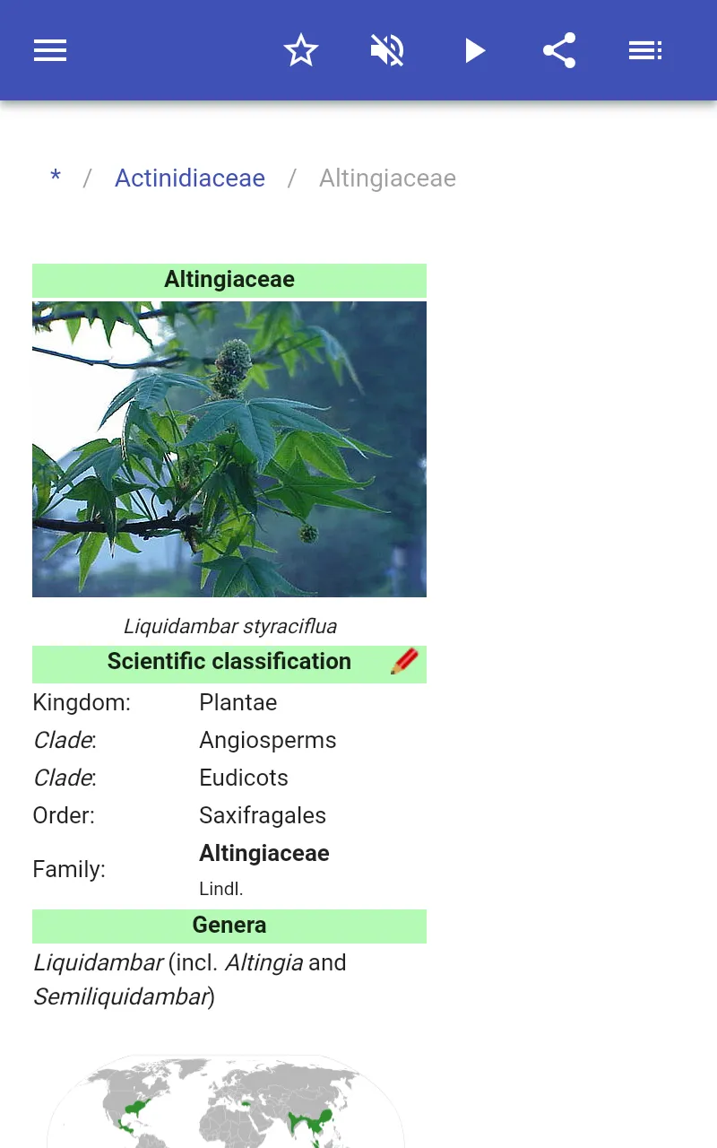 Plant families | Indus Appstore | Screenshot