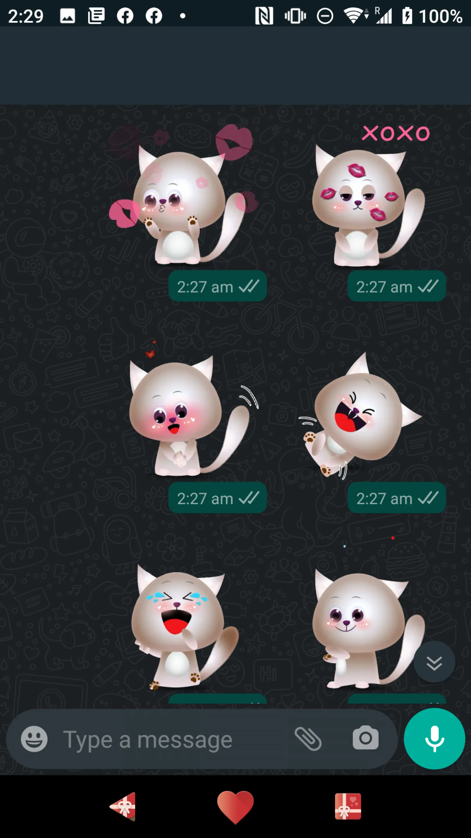 Animated Kitten Sticker | Indus Appstore | Screenshot