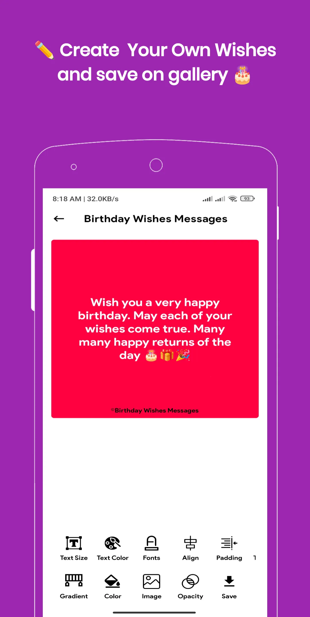 Birthday Wishes Messages | Indus Appstore | Screenshot