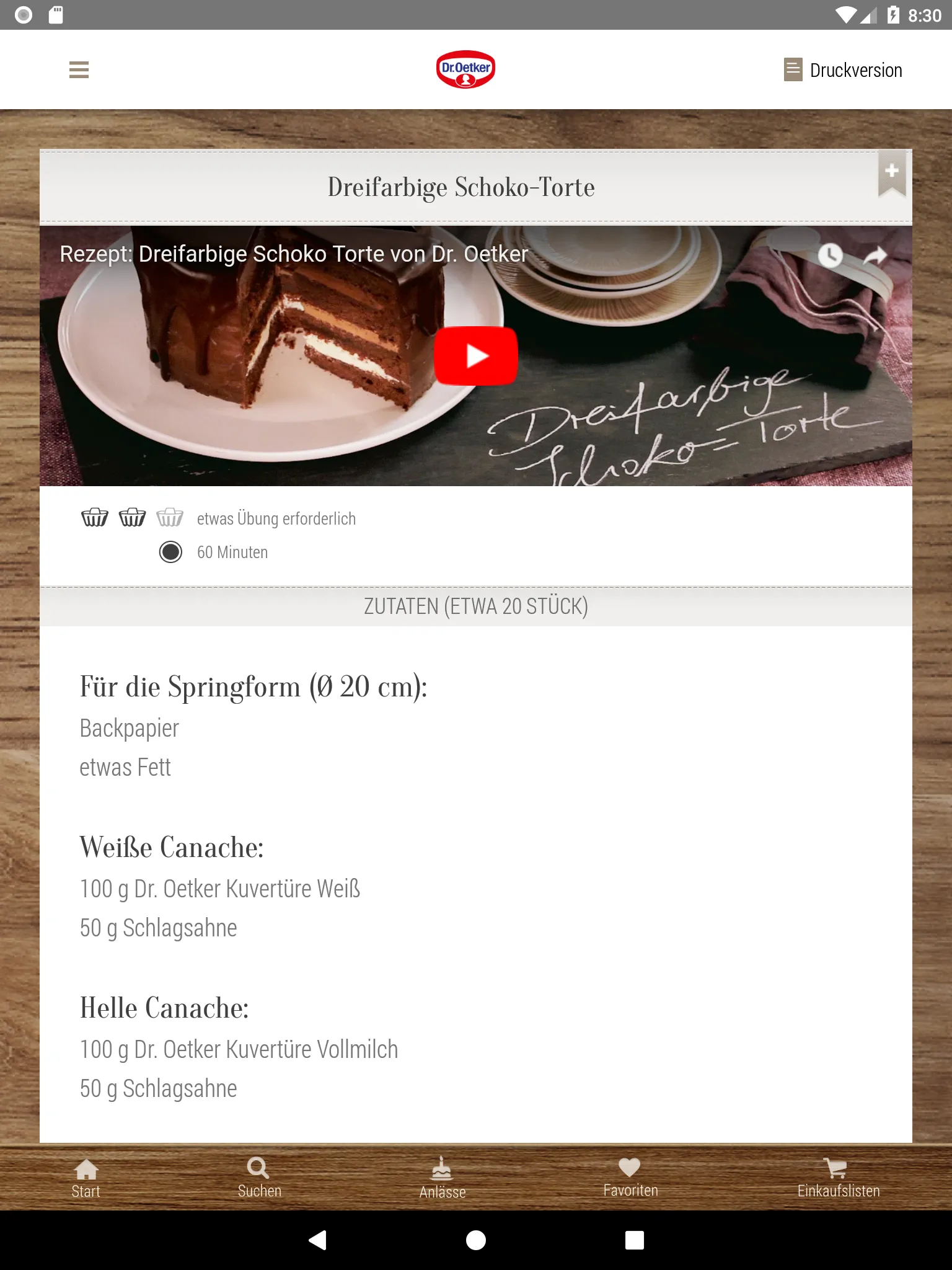 Dr. Oetker Rezeptideen | Indus Appstore | Screenshot