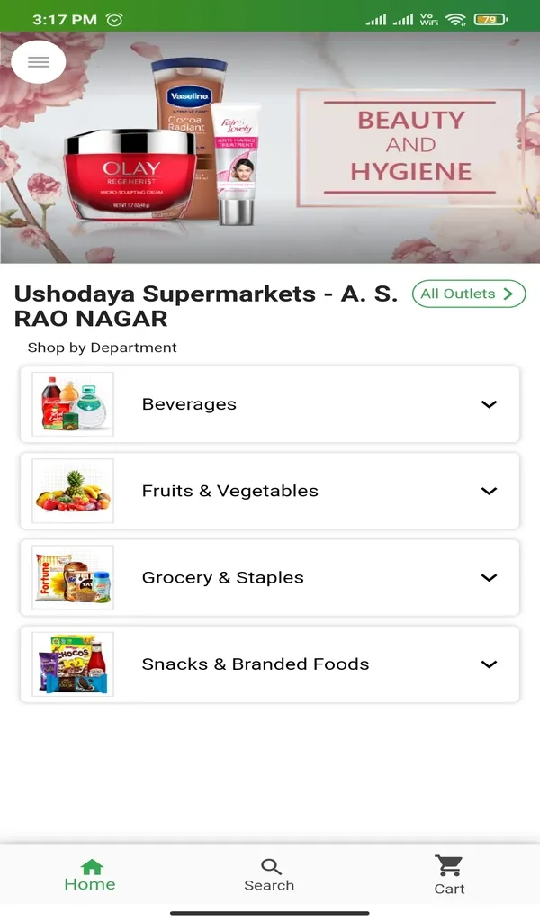 Ushodaya Supermarkets | Indus Appstore | Screenshot