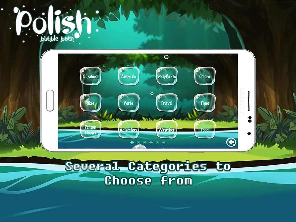 Learn Polish Bubble Bath Game | Indus Appstore | Screenshot