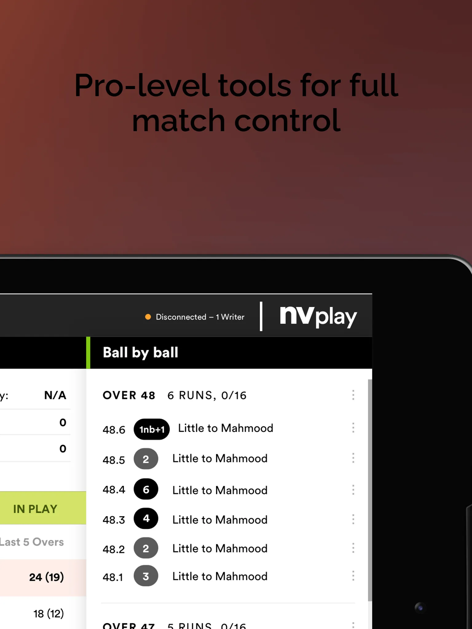 NV Play Cricket Scorer | Indus Appstore | Screenshot