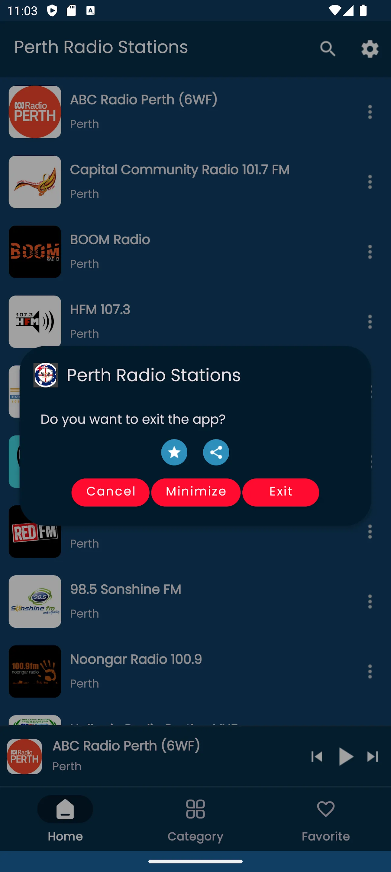 Radios from Perth | Indus Appstore | Screenshot