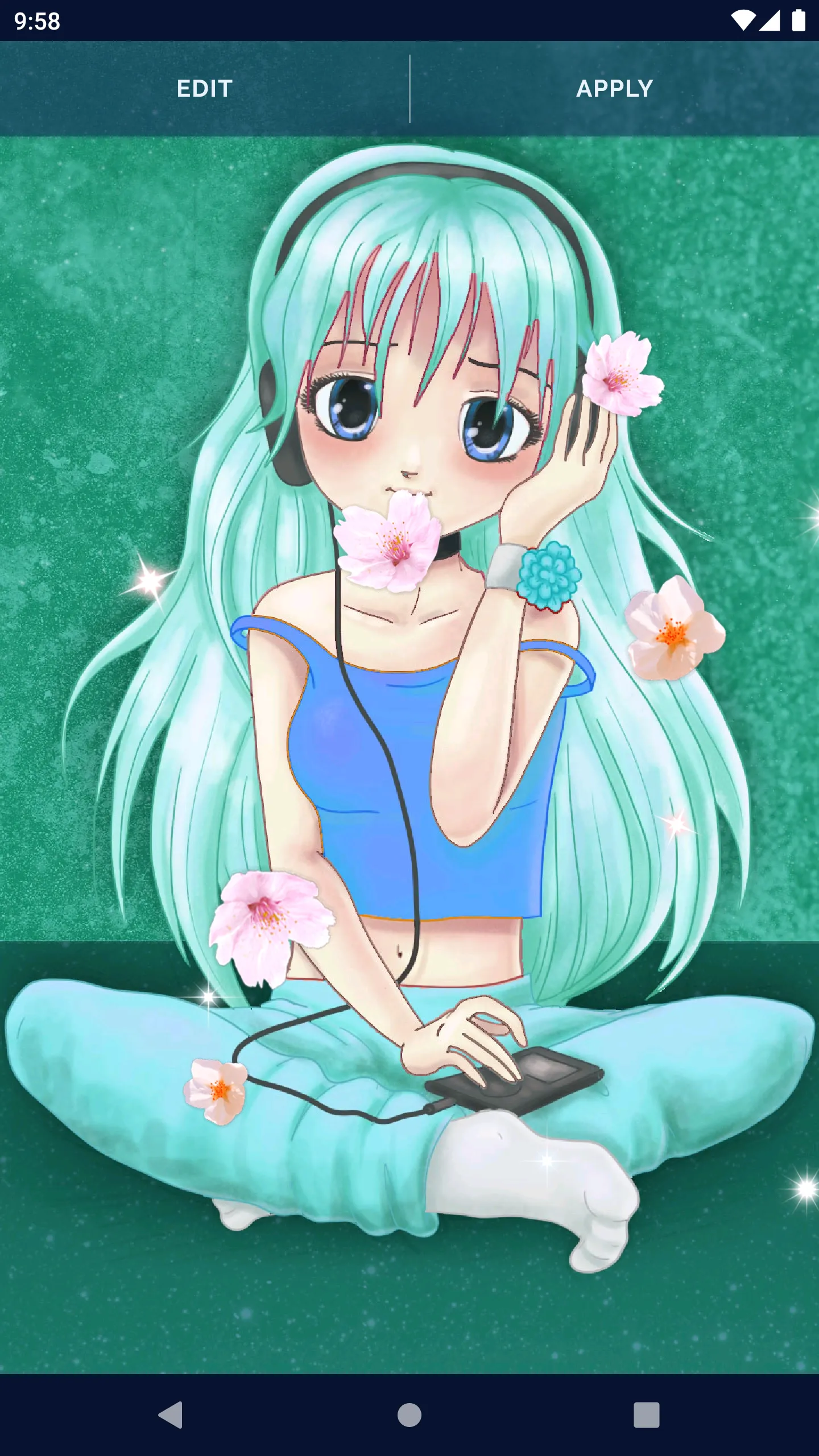 Anime Sakura Live Wallpaper | Indus Appstore | Screenshot