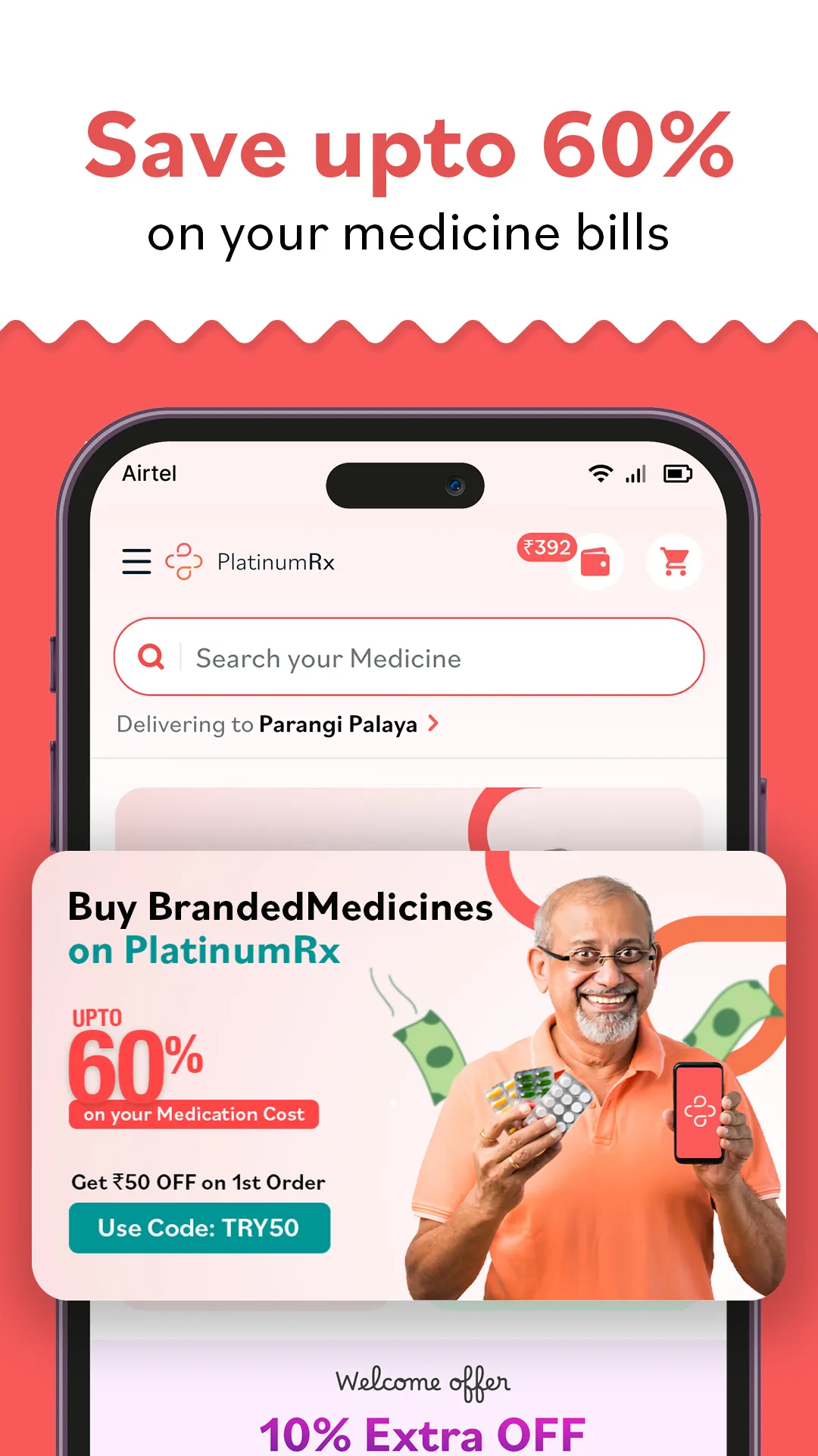 Medicine Delivery - PlatinumRx | Indus Appstore | Screenshot
