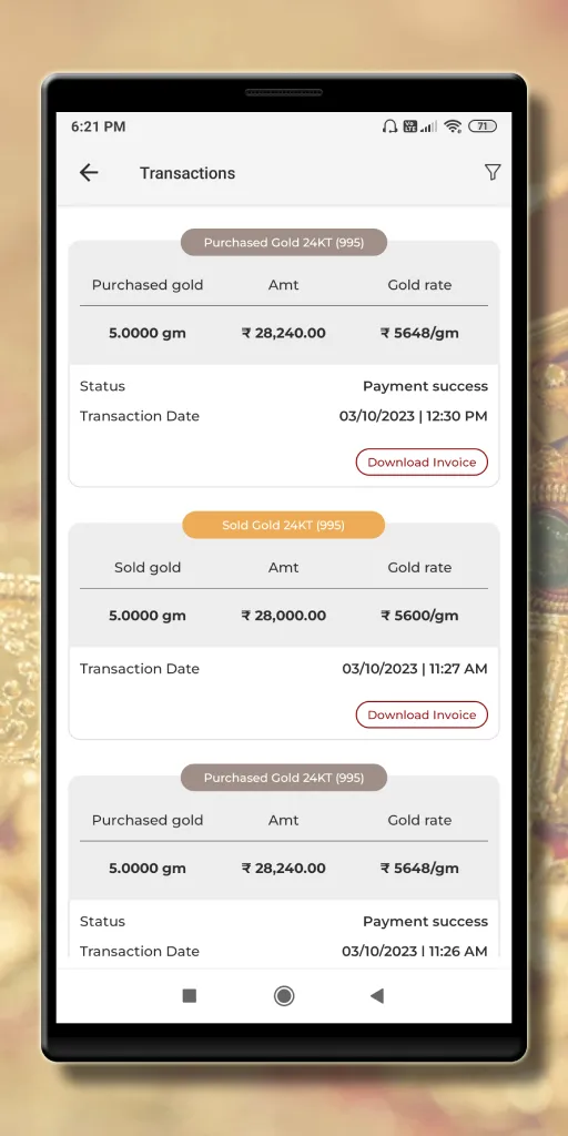 G Rajam Chetty Jewellers | Indus Appstore | Screenshot